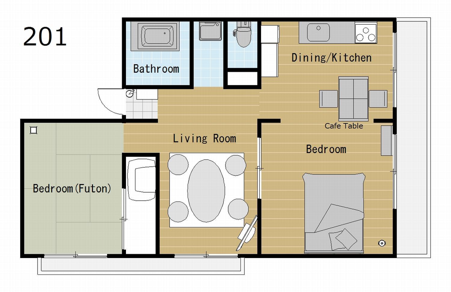 Two-Bedroom Apartment photo 2