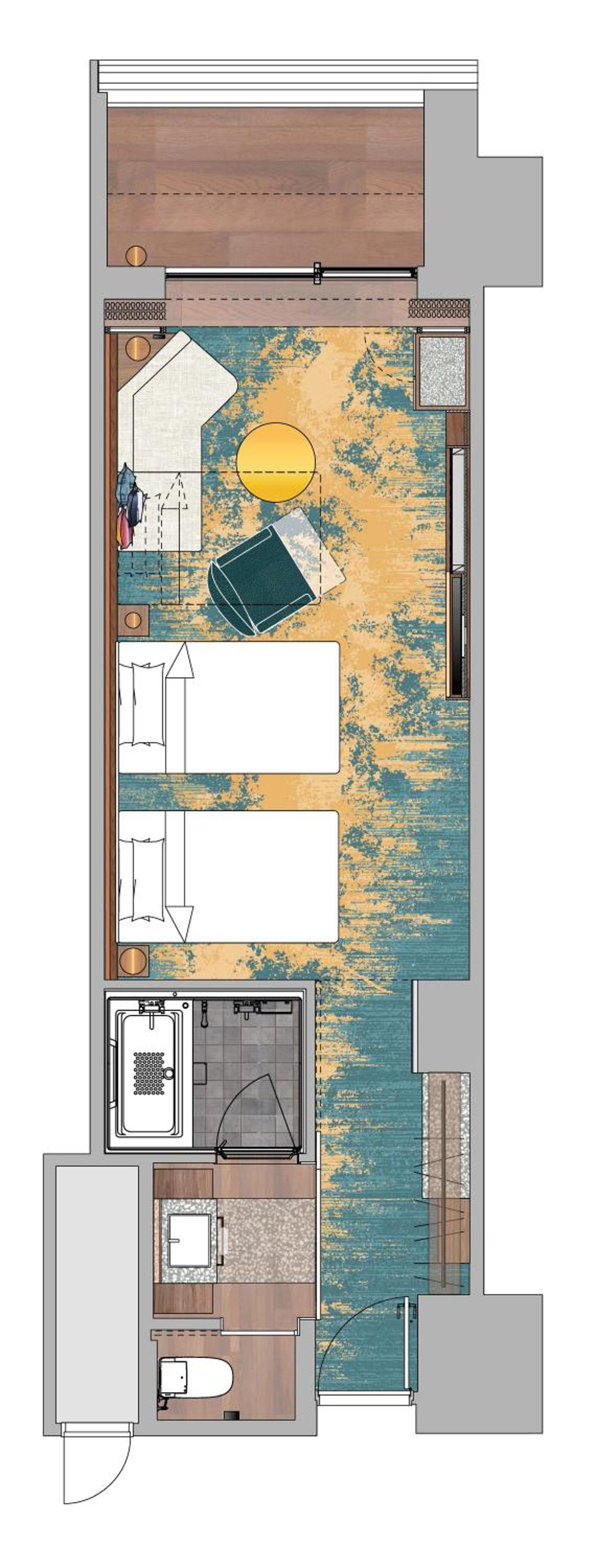 Deluxe Twin Room  with Club Lounge Access - Photo 2