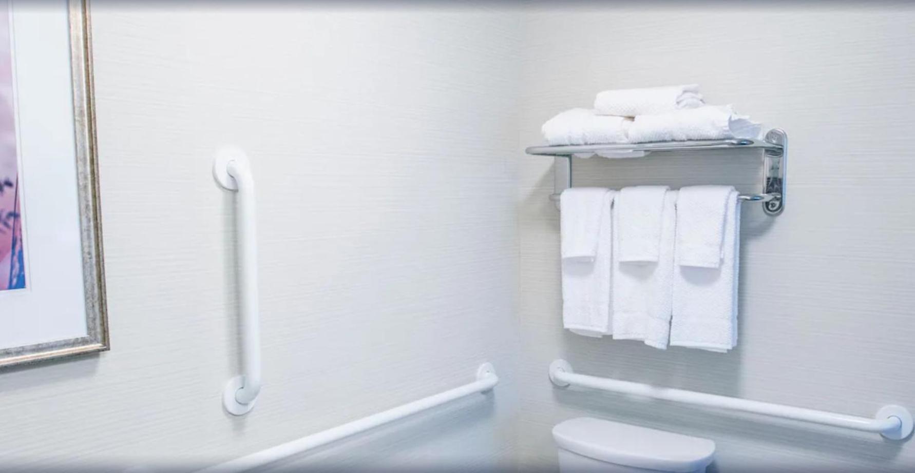 One-Bedroom King Suite with Communications Accessible Roll-In Shower