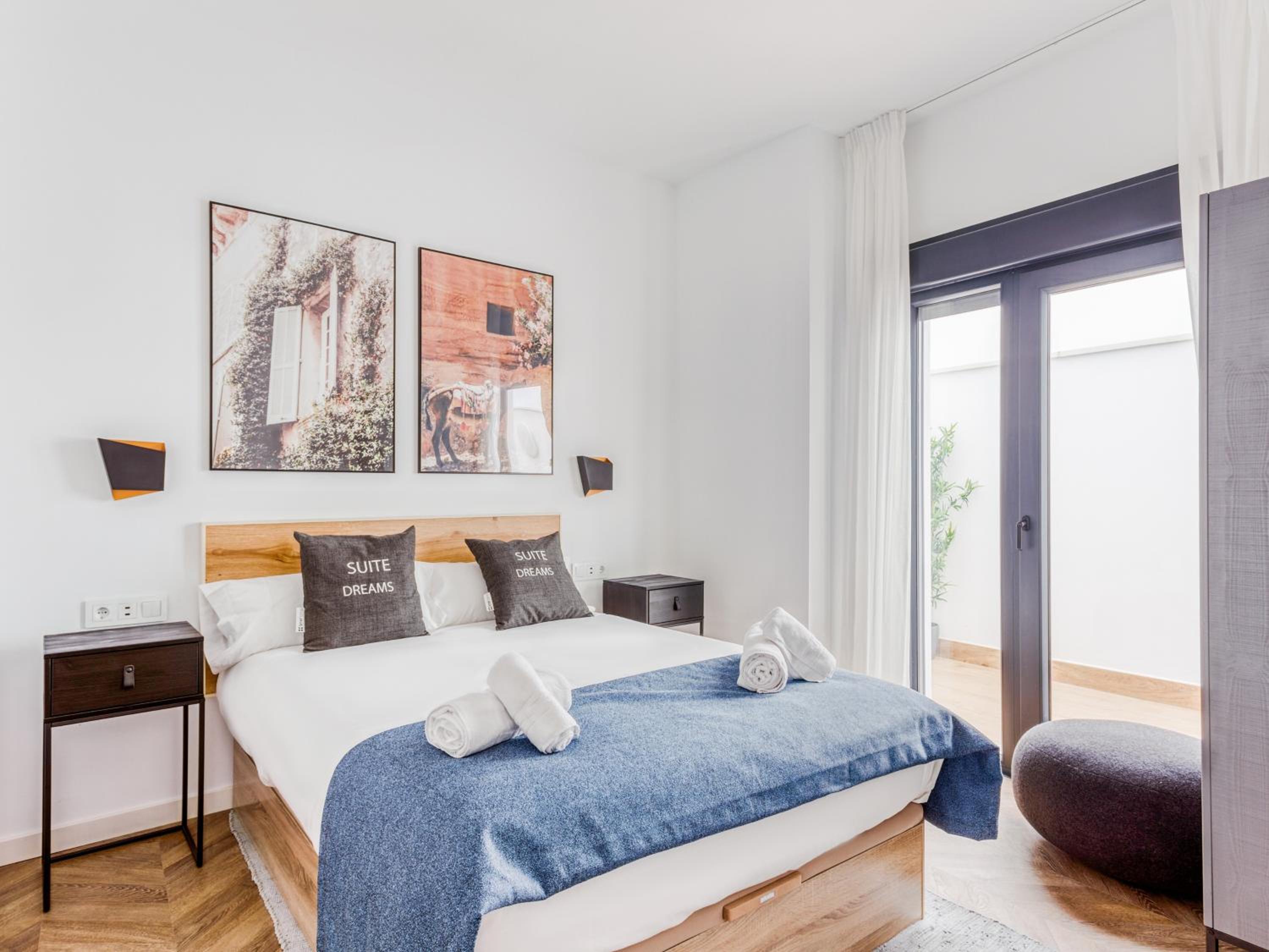 Apartamento de una habitación con terraza
