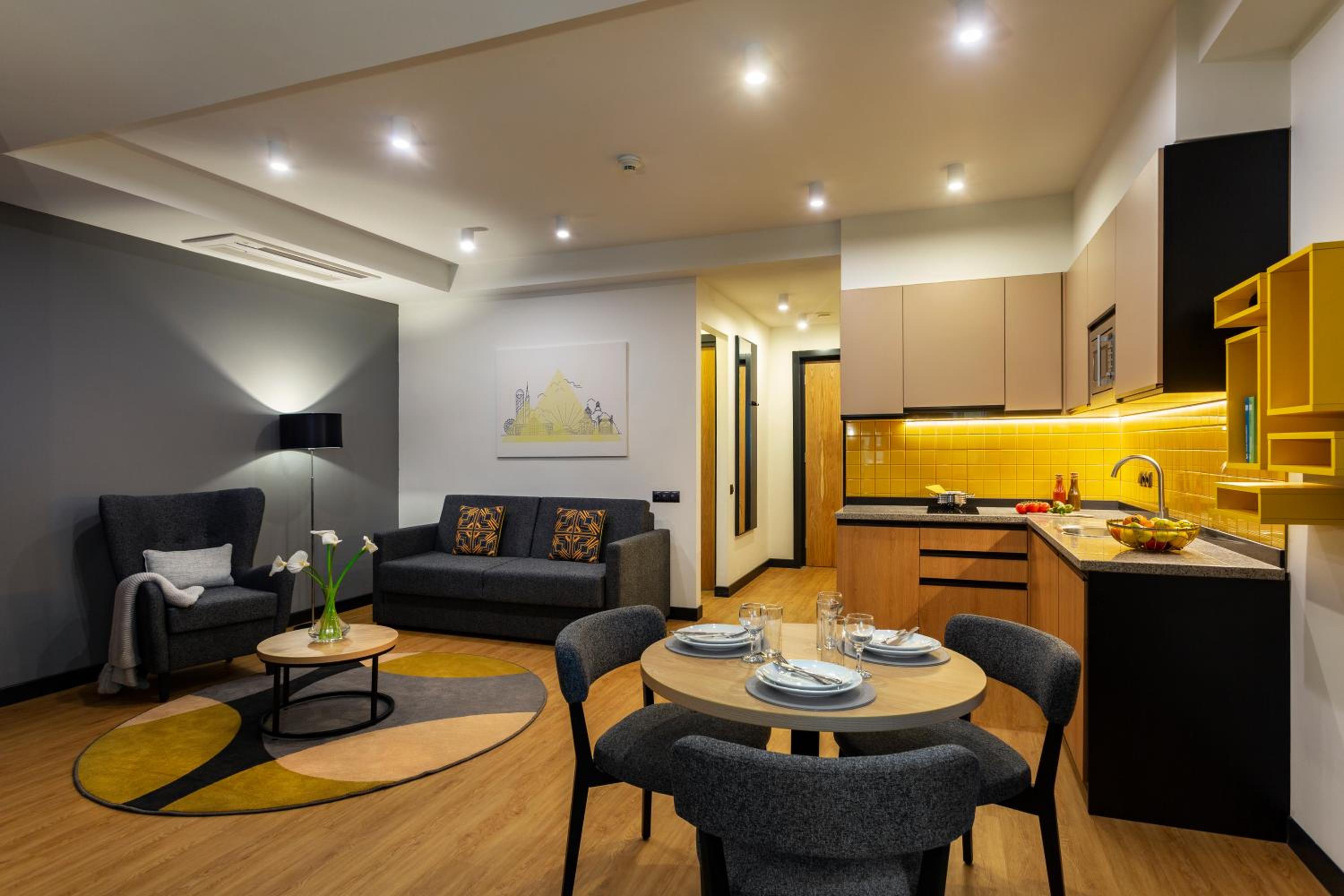 מלון דה גייט סיטי סנטר טביליסי — One-Bedroom Apartment Executive