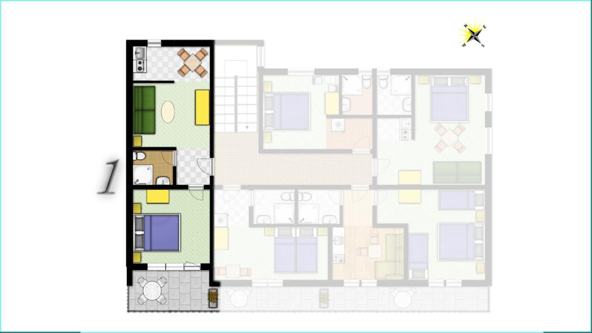 One-Bedroom Apartment with Balcony photo 3