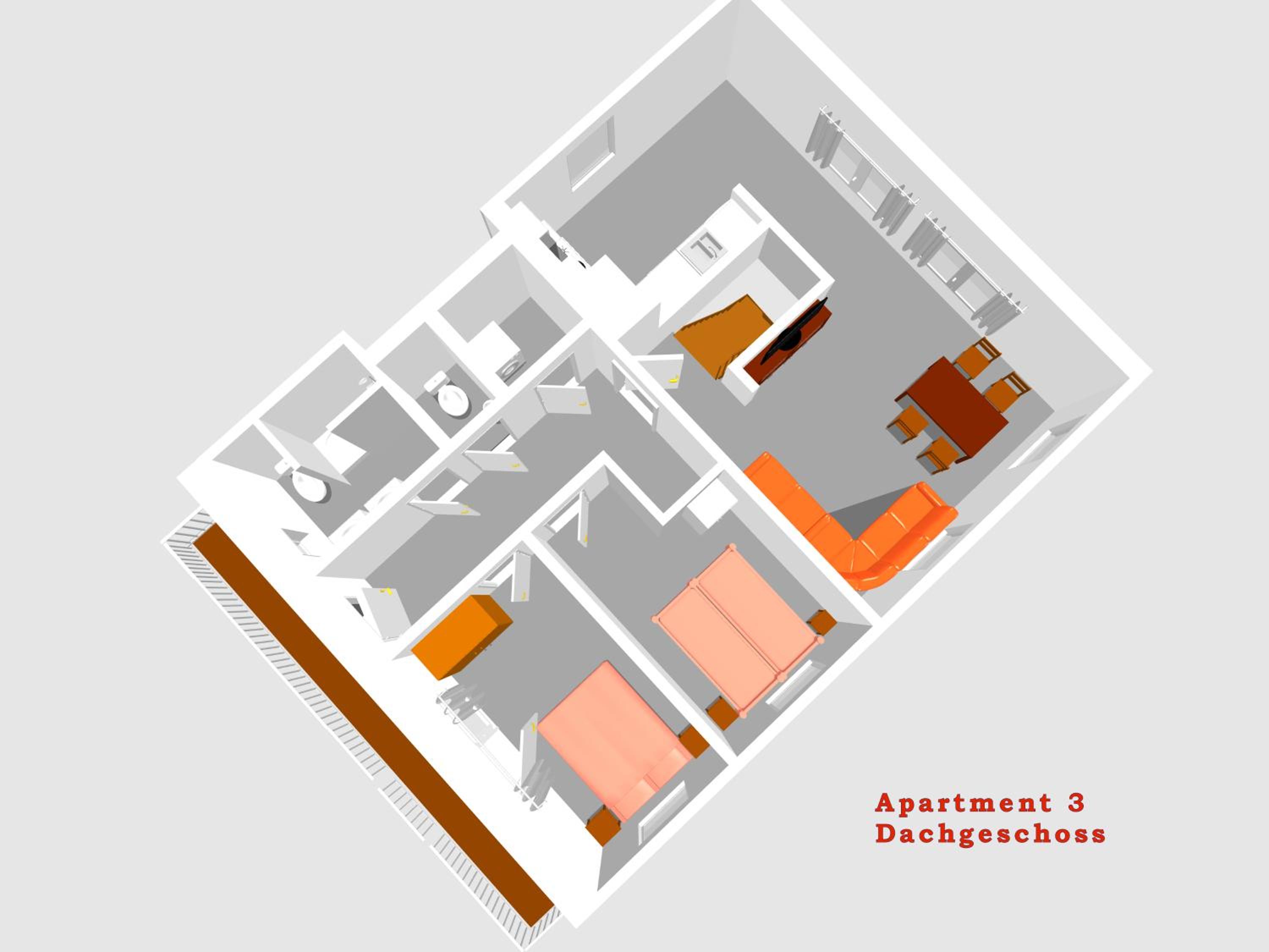 Apartment with Balcony - Photo 4