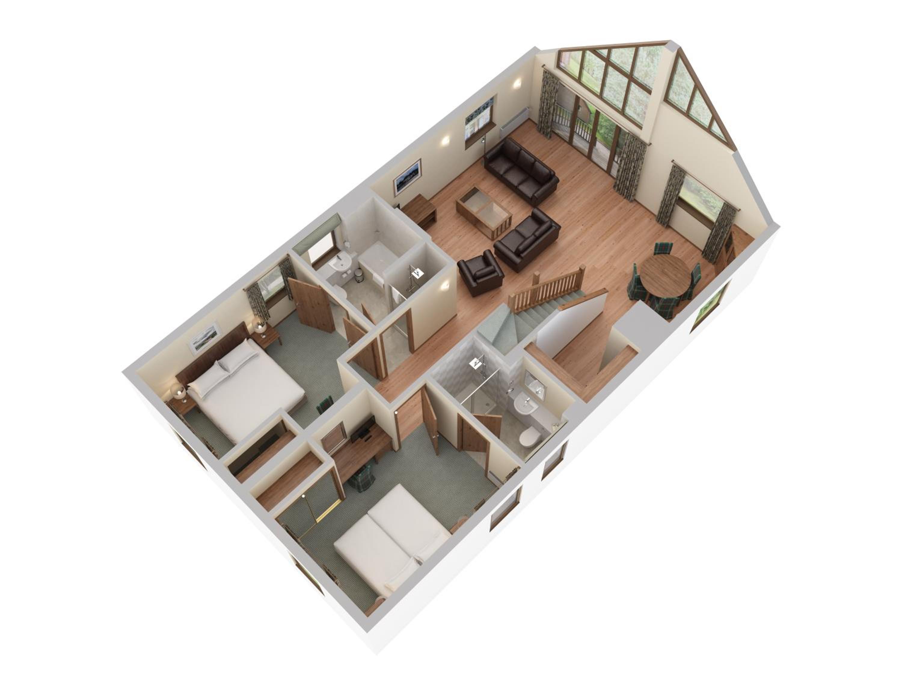 3 Bed Woodland Lodge photo 1