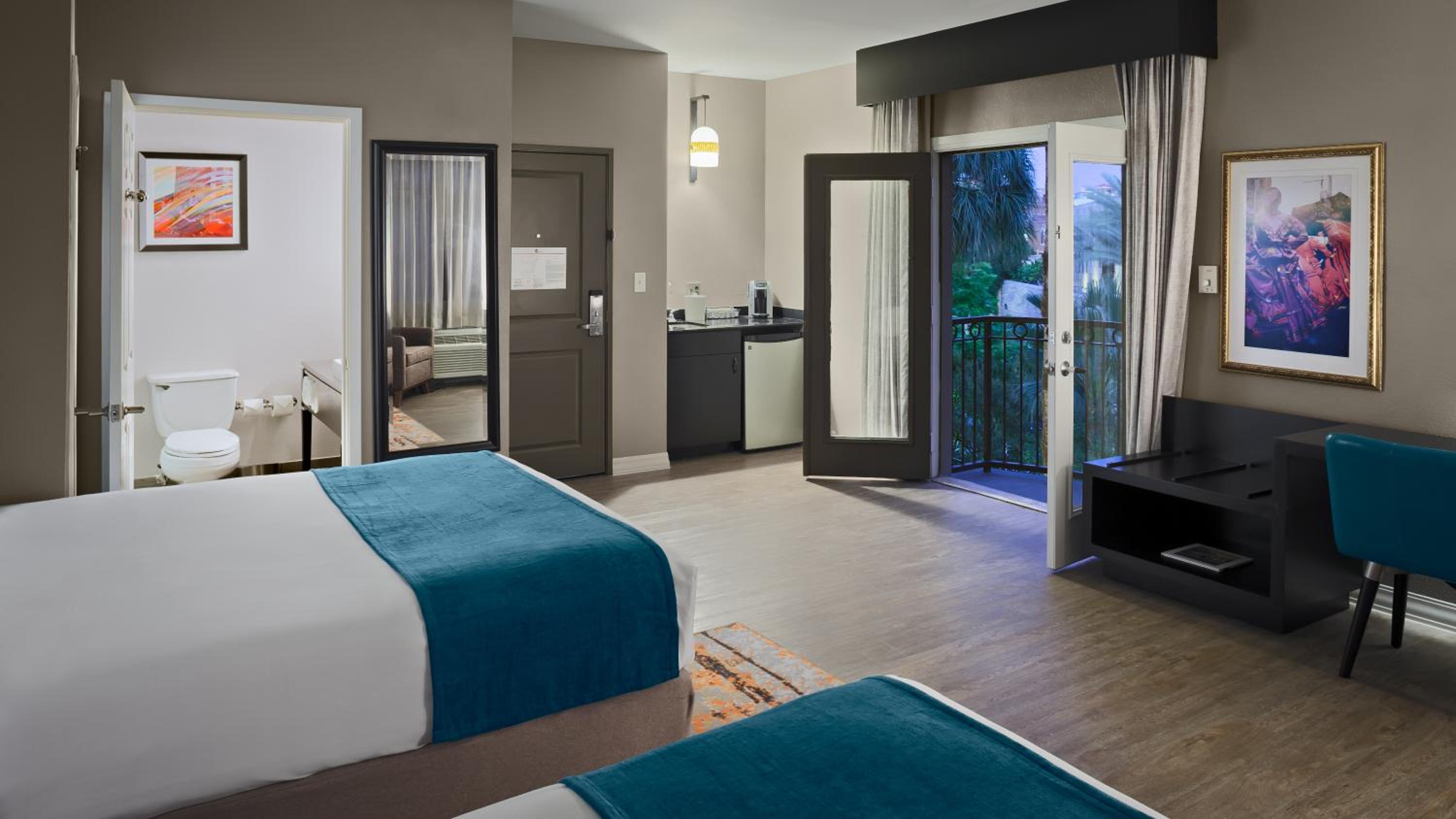 Standard Queen Room with Two Queen Beds and Balcony - Photo 1