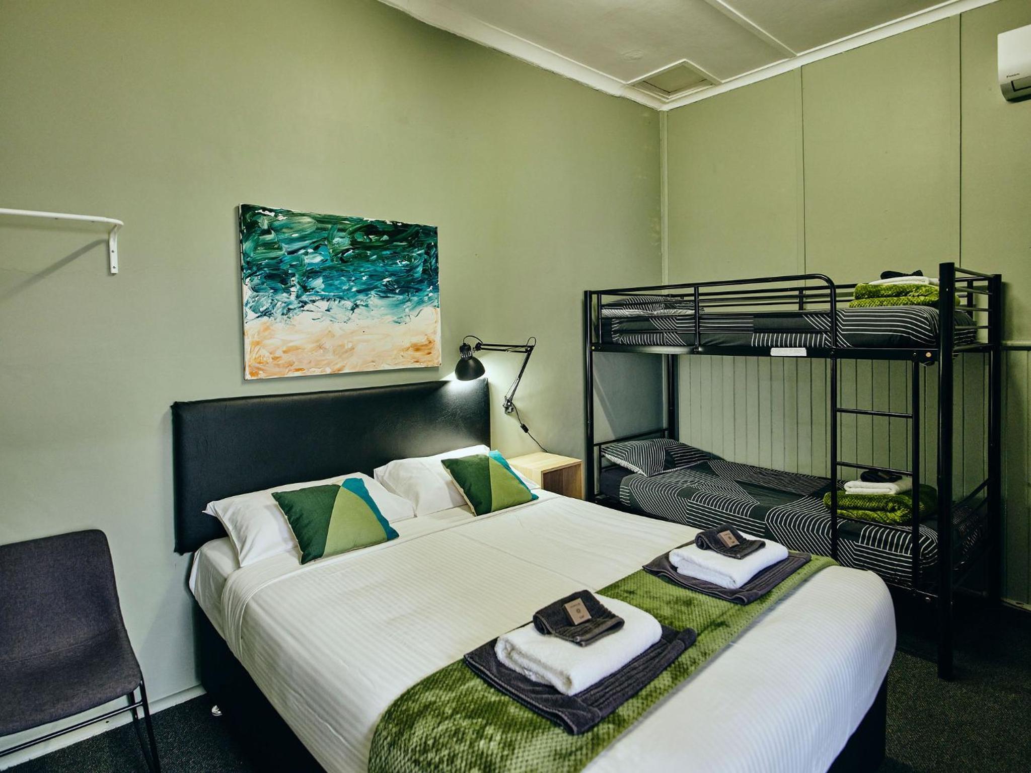 Family Room with Shared Bathroom