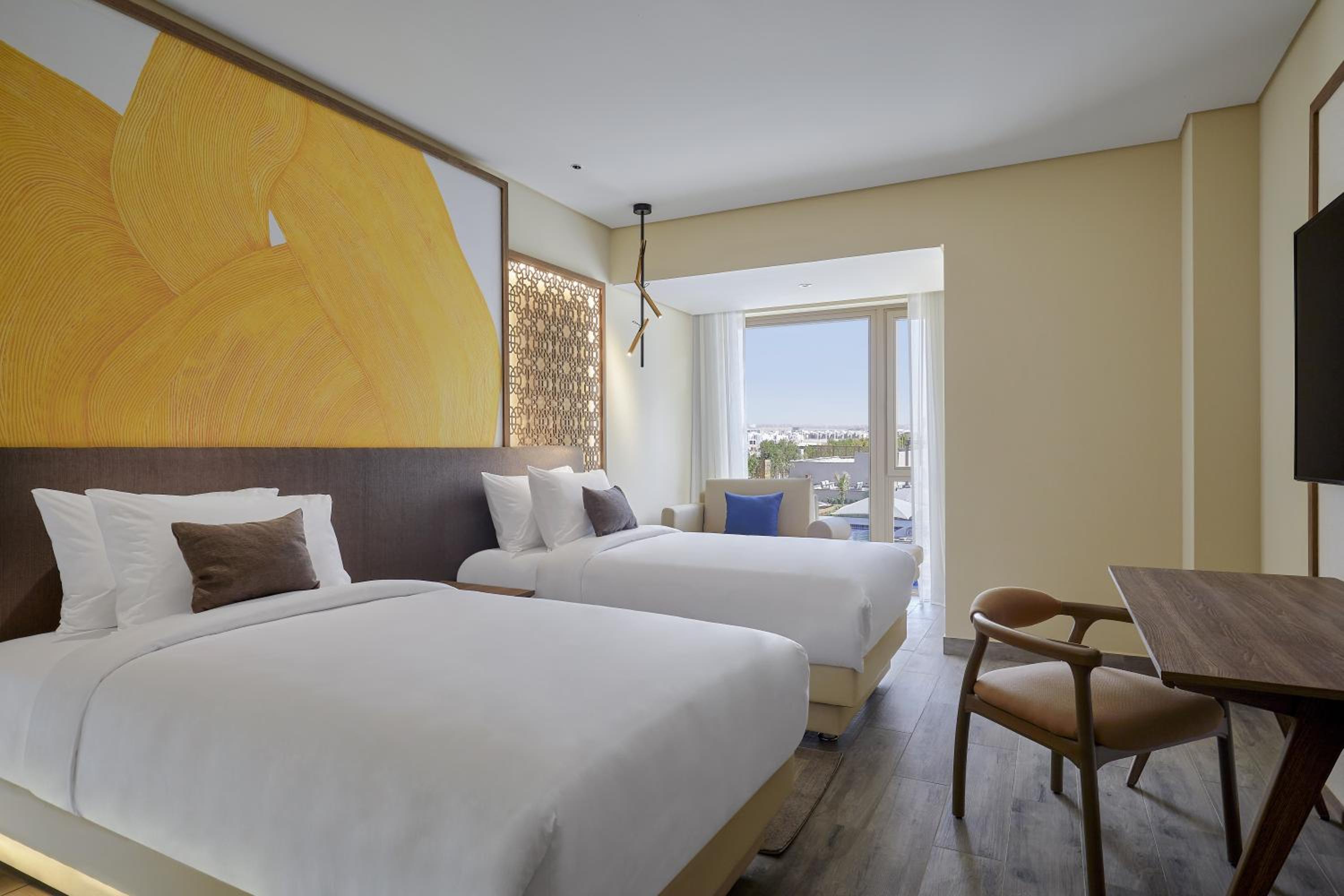 Twin Room with Pyramid View