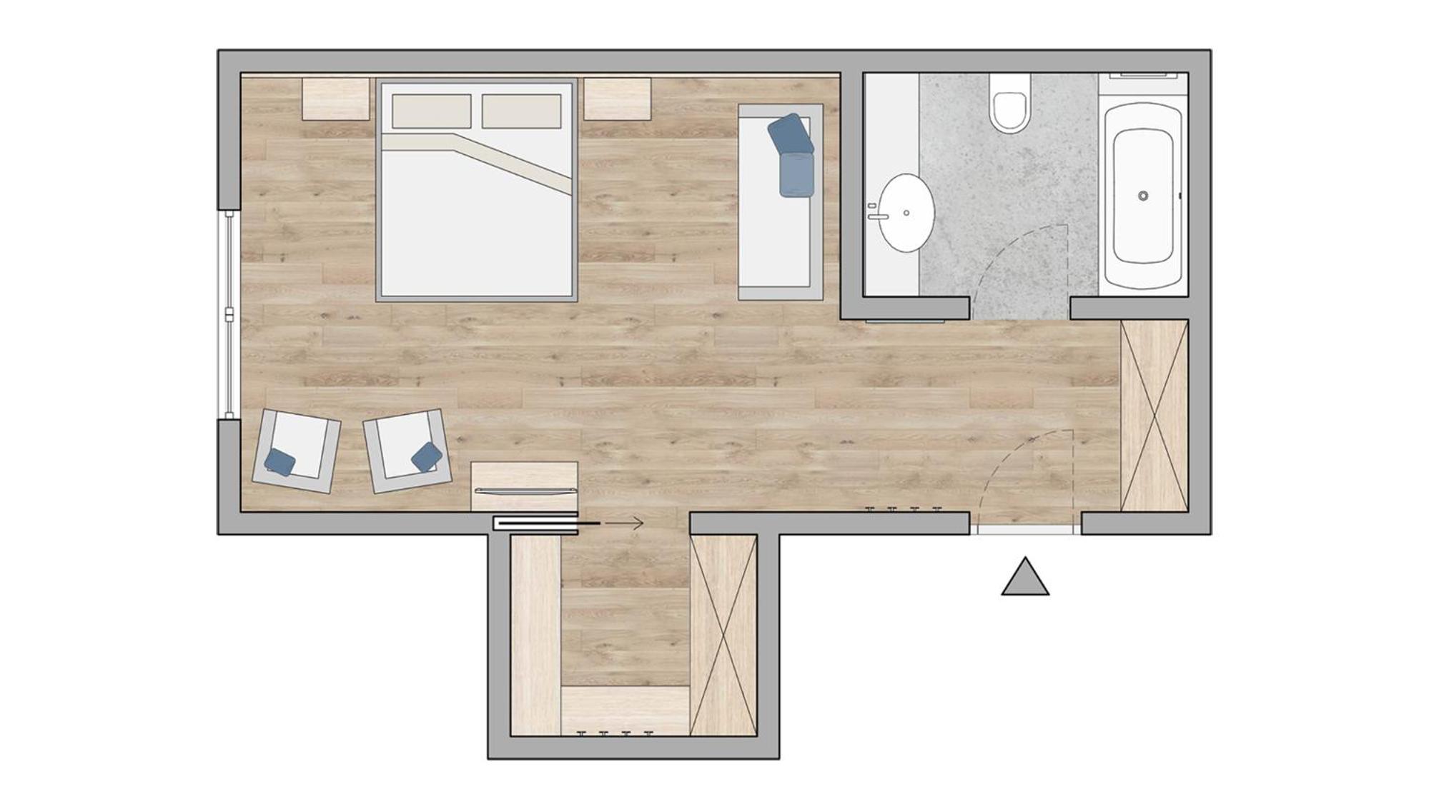 Small Double Room - Photo 4