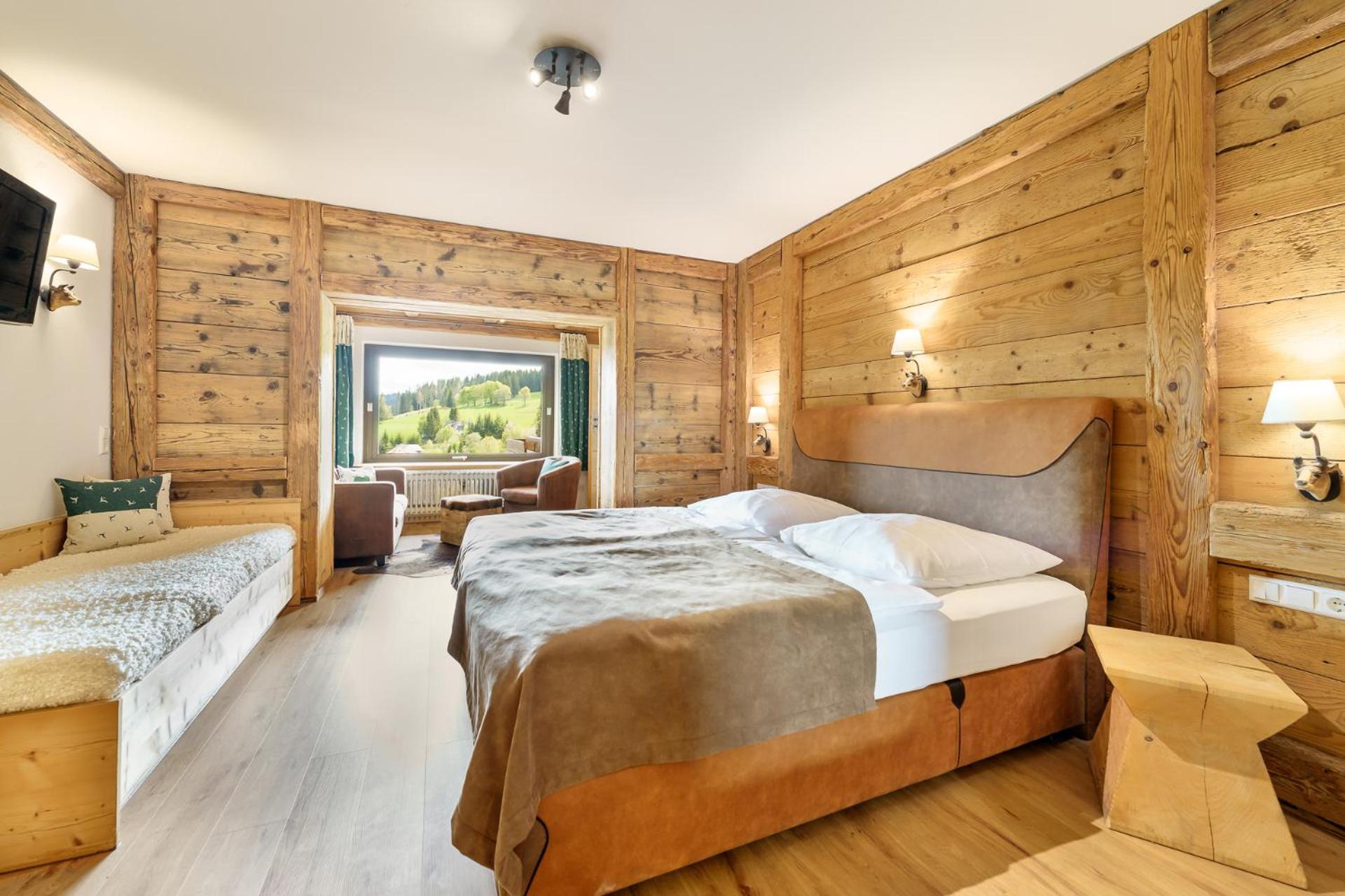 Deluxe Double Room Mountain Chalet Style