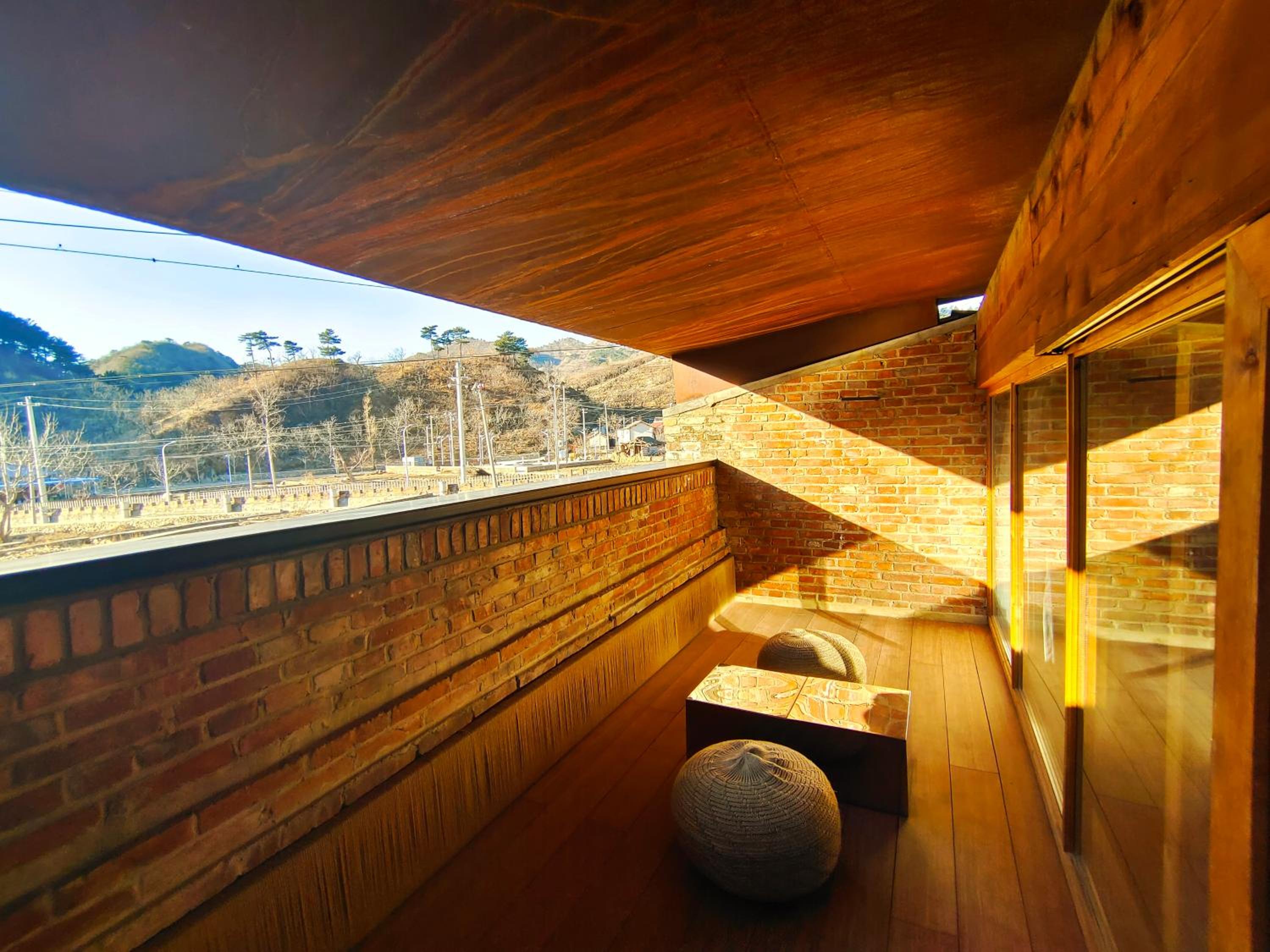 A Family Room with Balcony