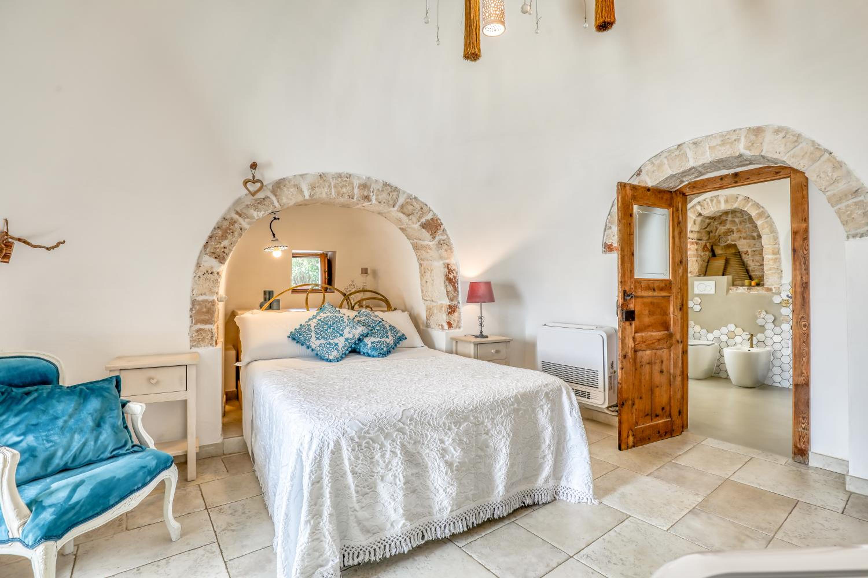 Trullo con Bagno Turco e Vista Piscina
