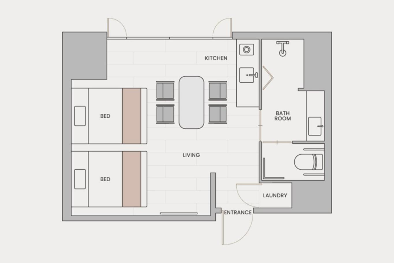 Twin Room - Disability Access - Photo 2