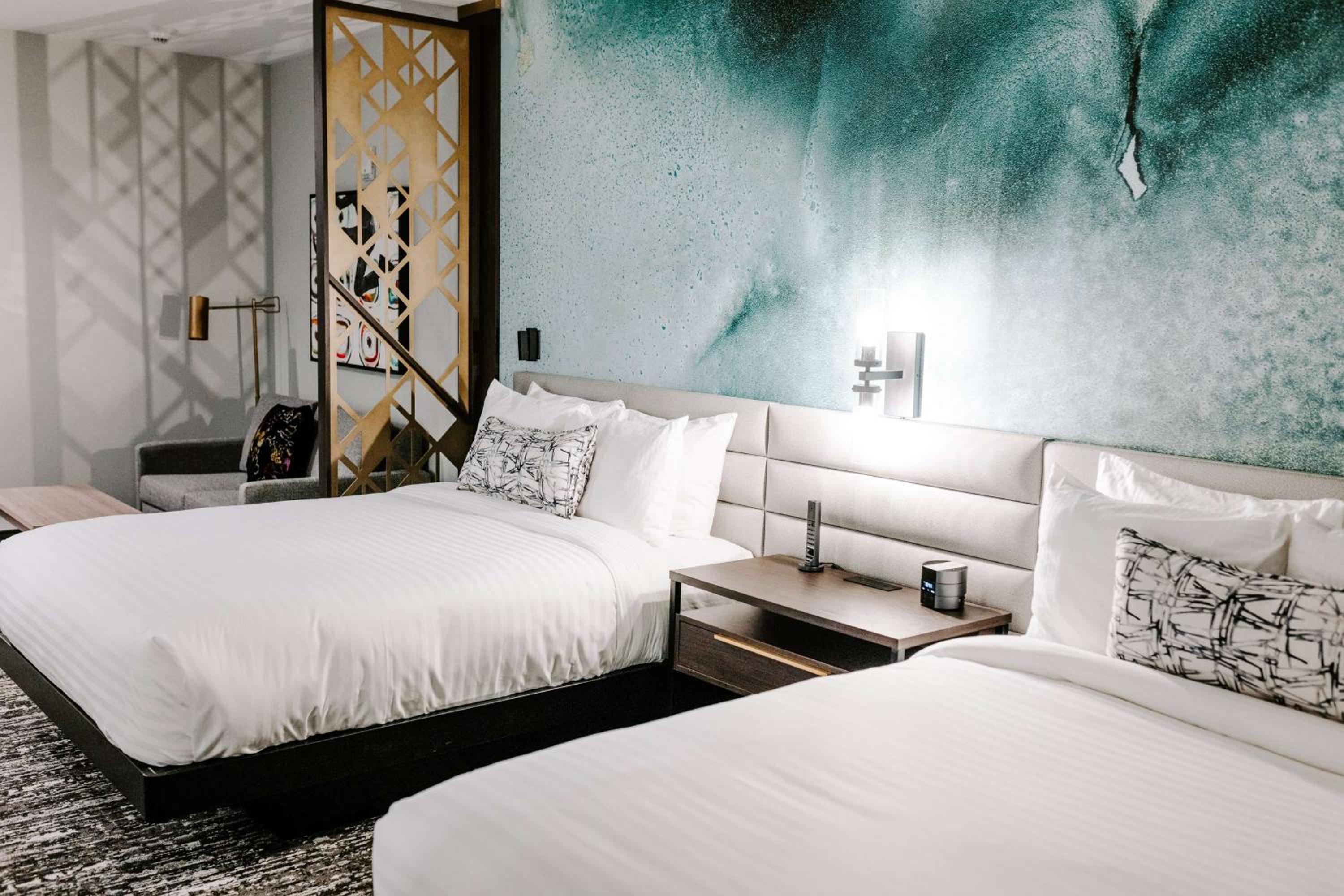 Queen Room with Two Queen Beds and Sofa Bed - Disability Access/Non-Smoking