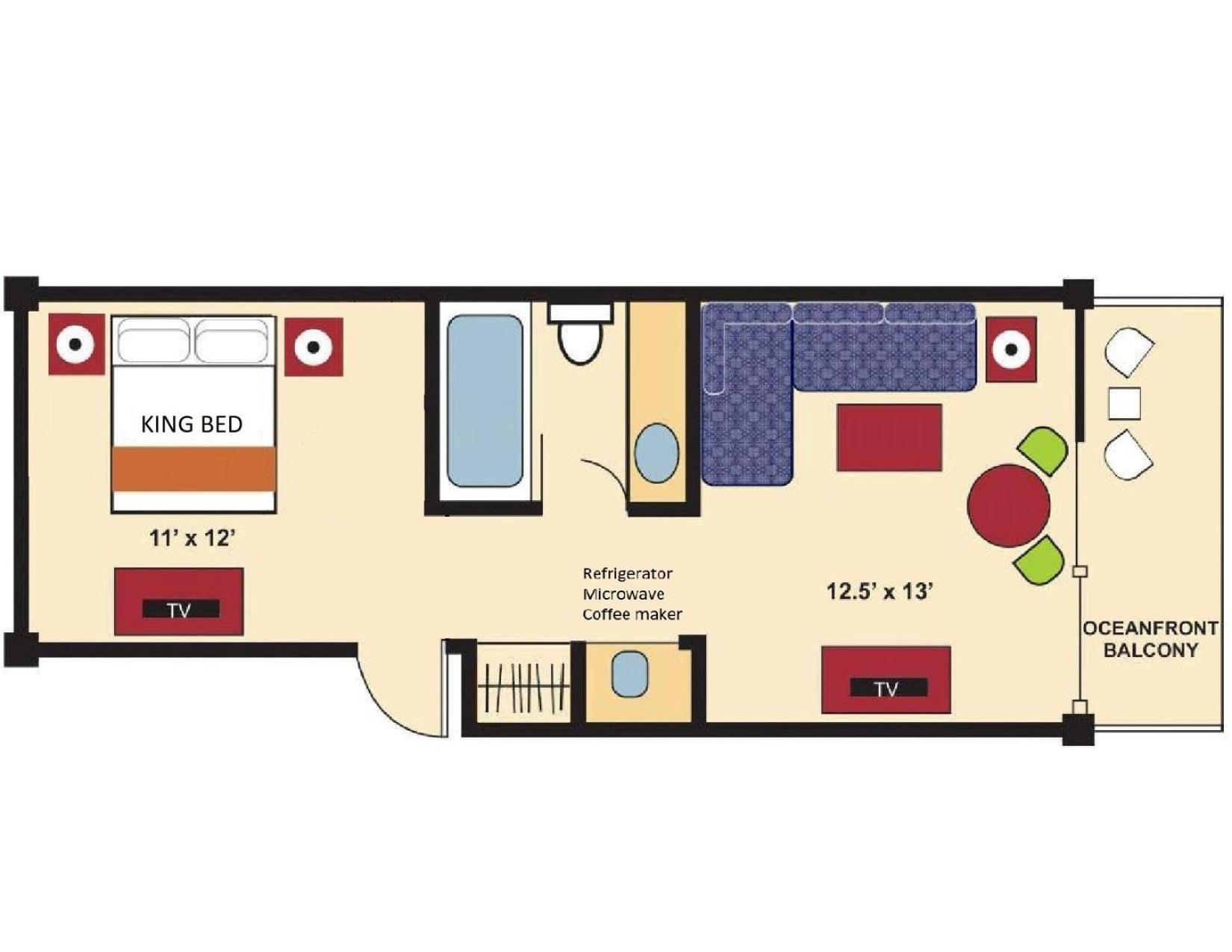 King Suite Ocean Front - Non-Smoking - Photo 2