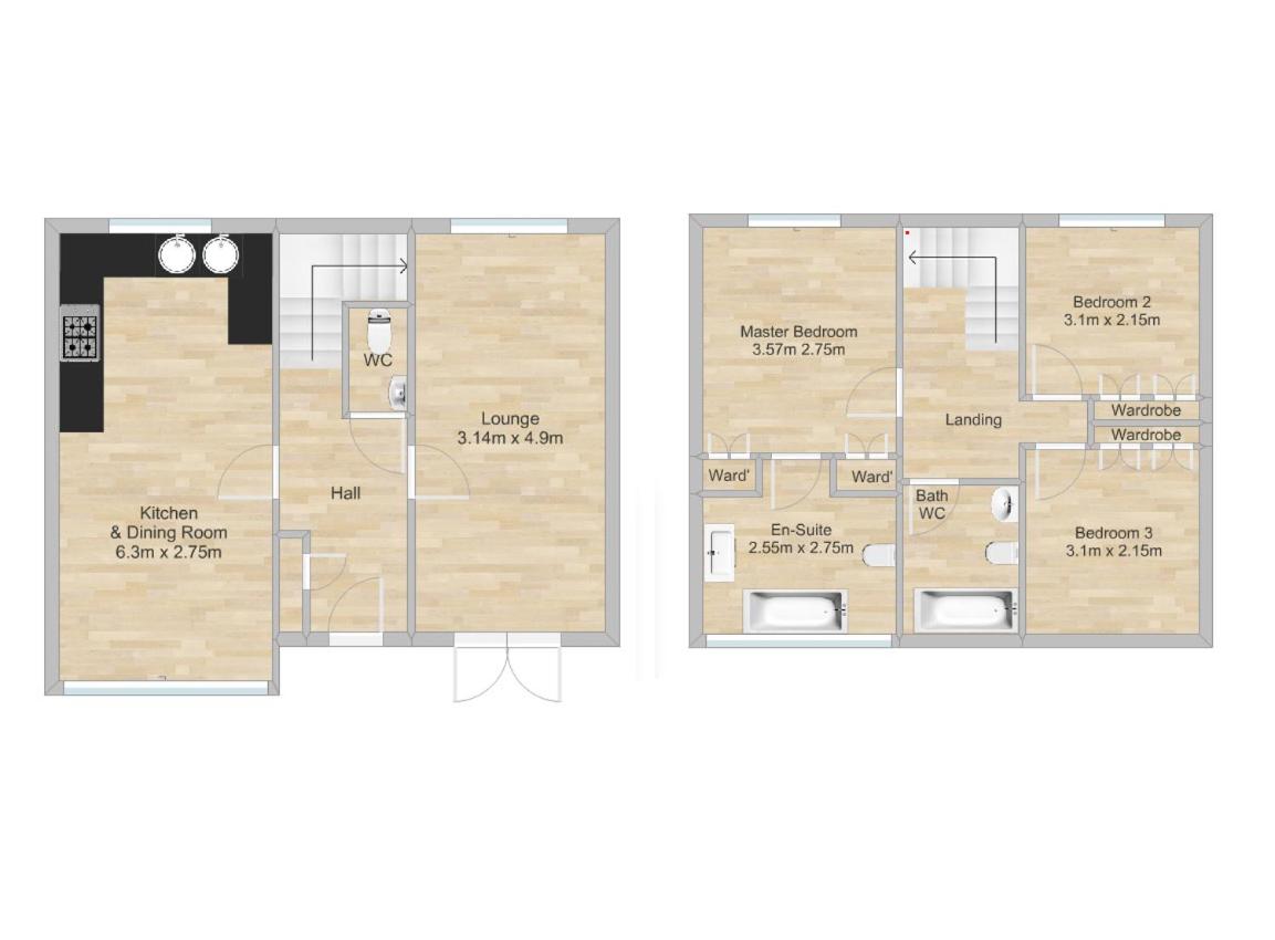 Three-Bedroom House photo 3