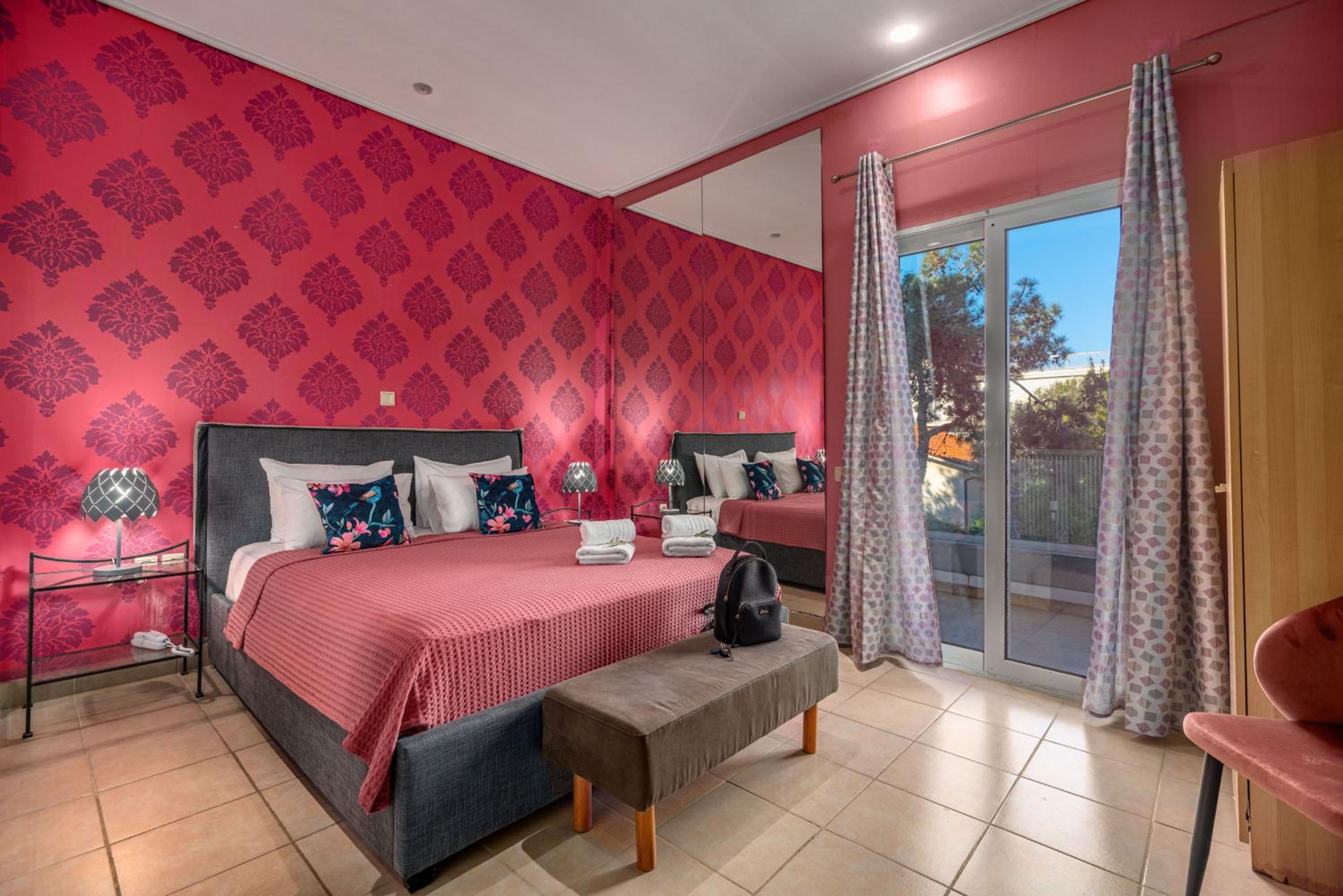 Double Room with Balcony and Side Sea View
