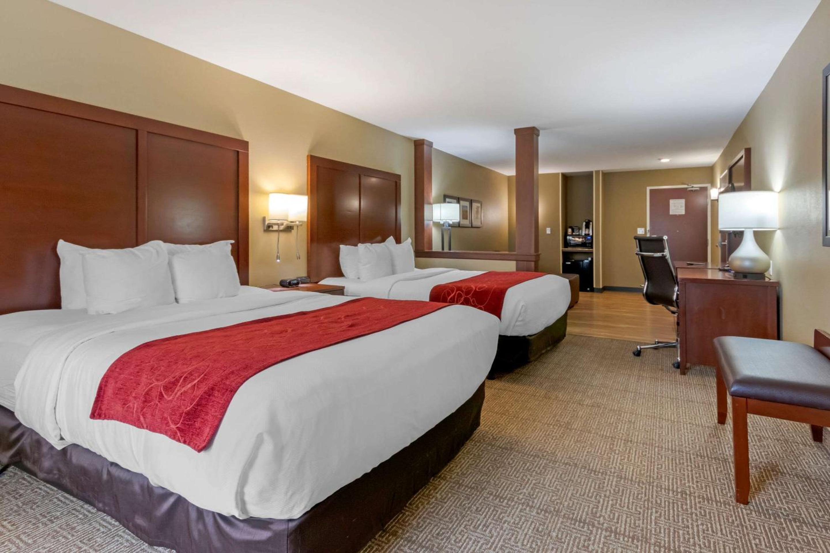 Queen Suite with Two Queen Beds and Sofa Bed