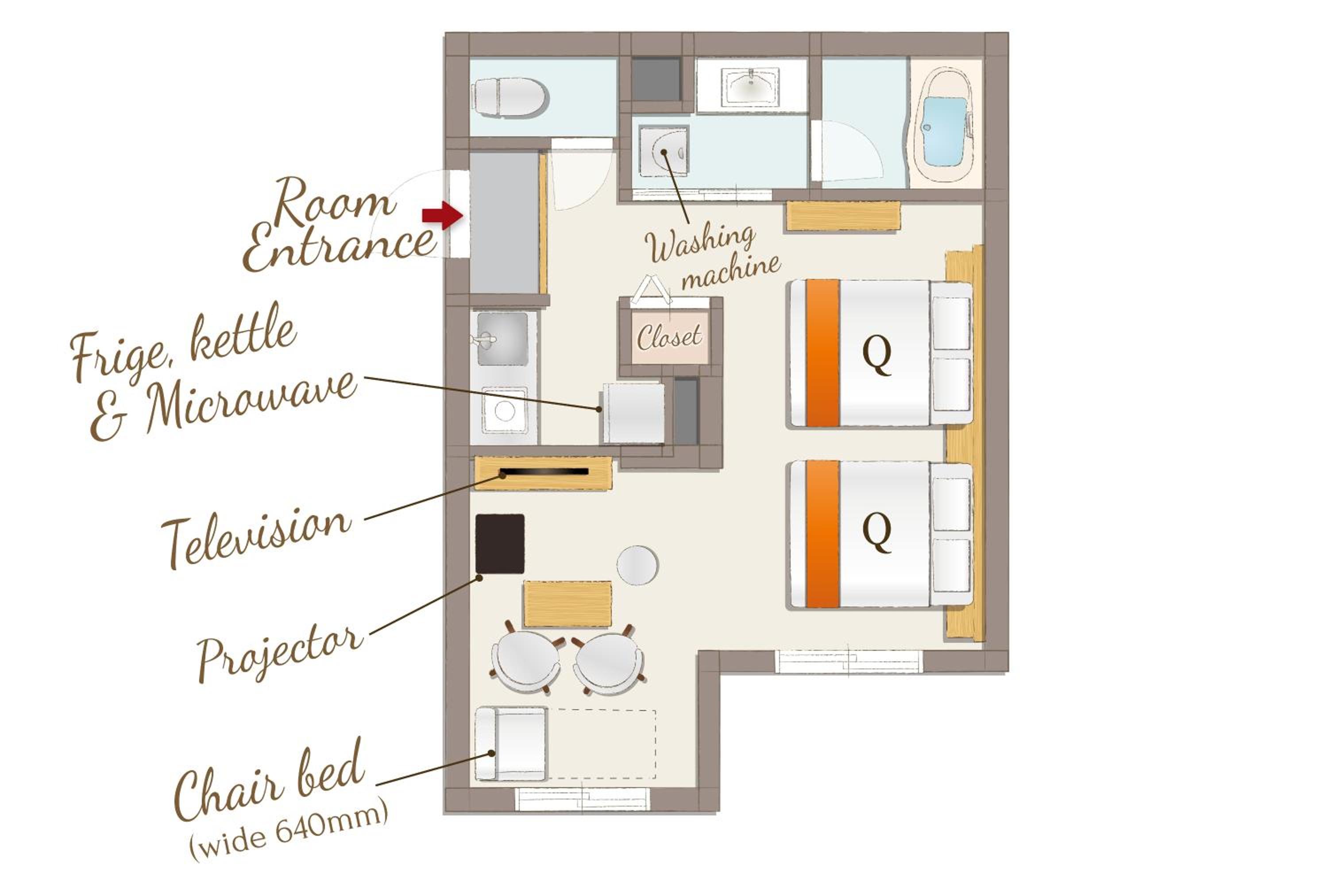 Apartment with Two Queen Beds  - Photo 10