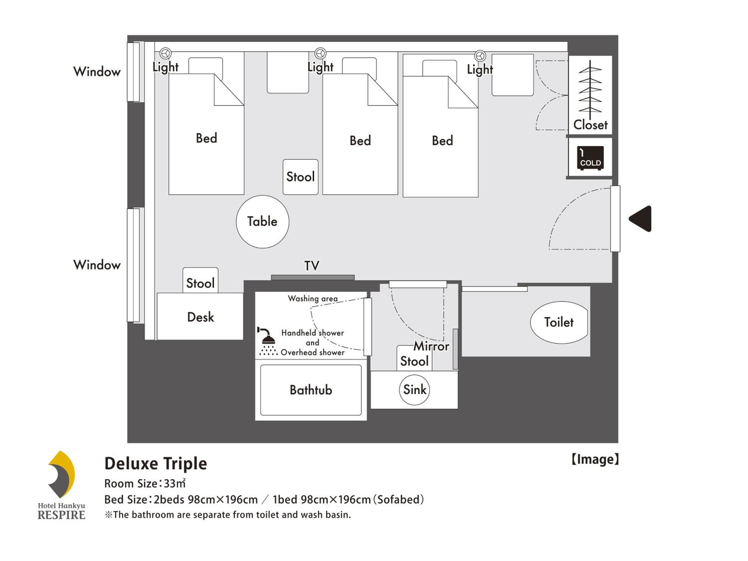 Deluxe Triple Room (25th-29th Floor) - Non-Smoking photo 3