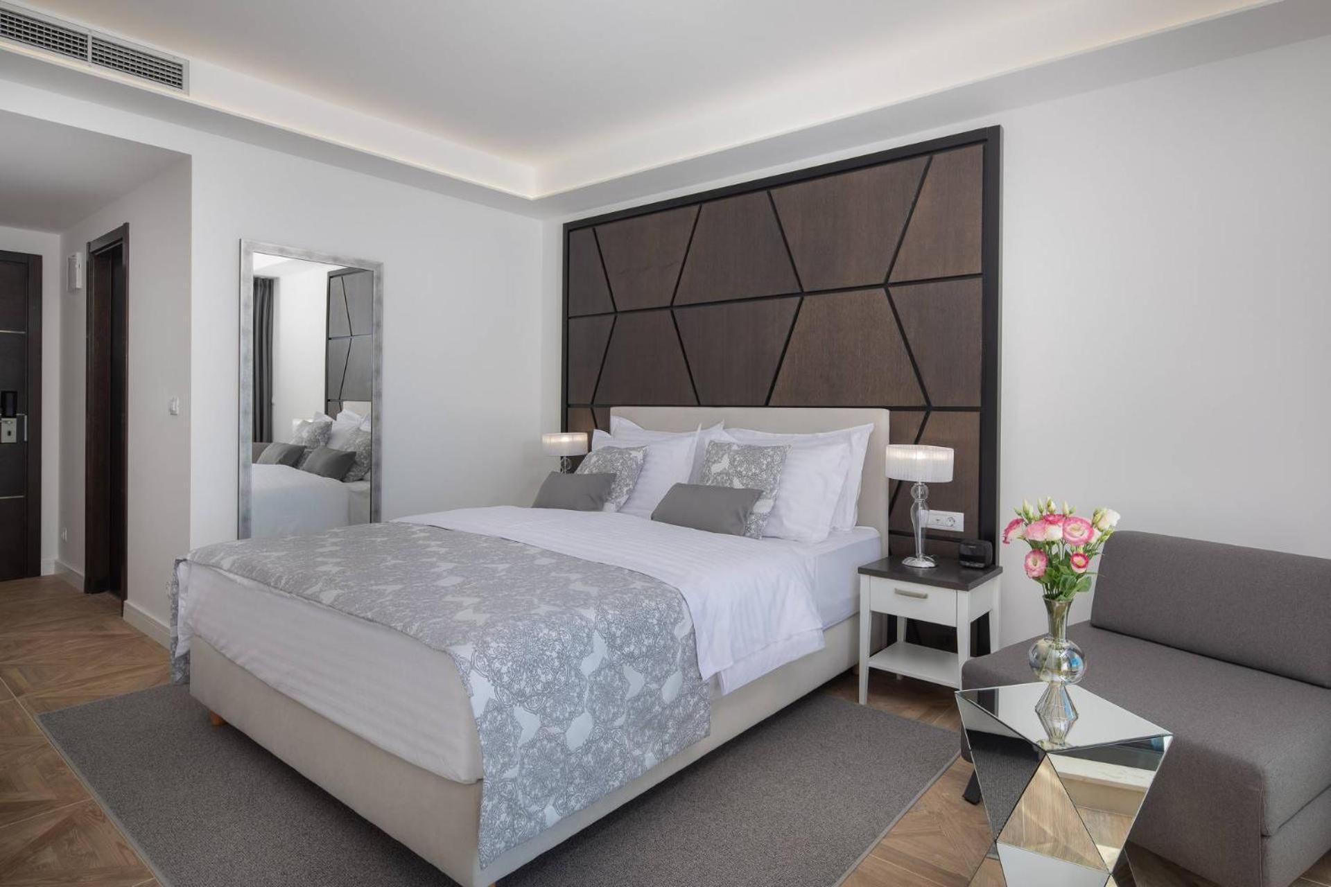 Adria King Bed Room at Pool Side