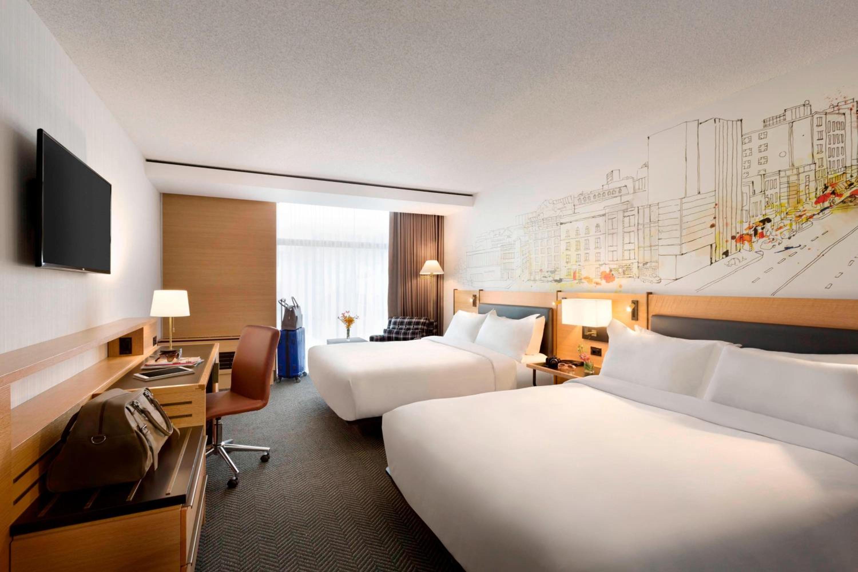 CIty View, Guest room, 2 Queen, City view