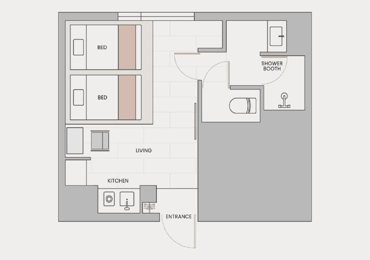 Hollywood Twin Room with Shower - Photo 3