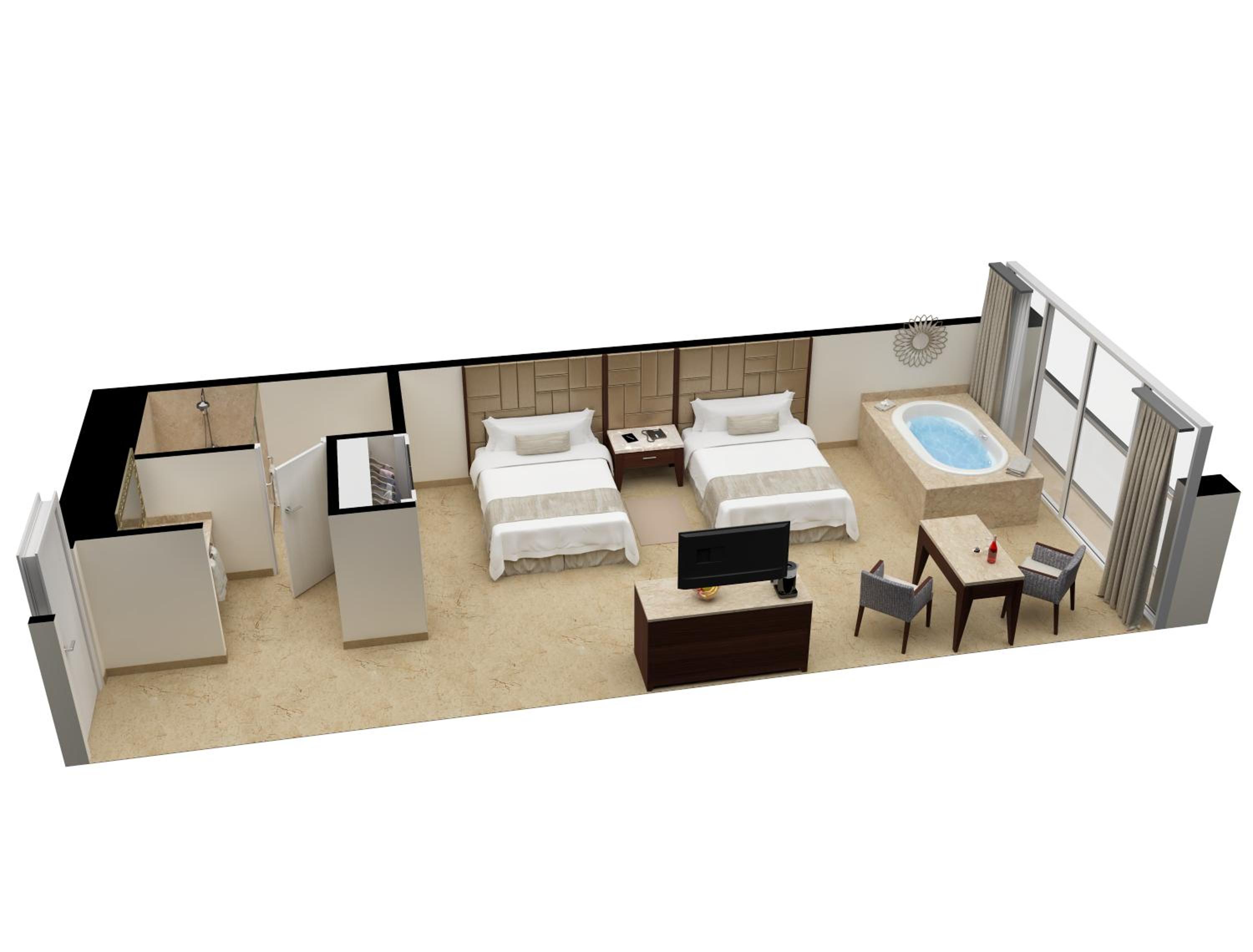 Superior Deluxe Partial Ocean View - Kids & Teens Free