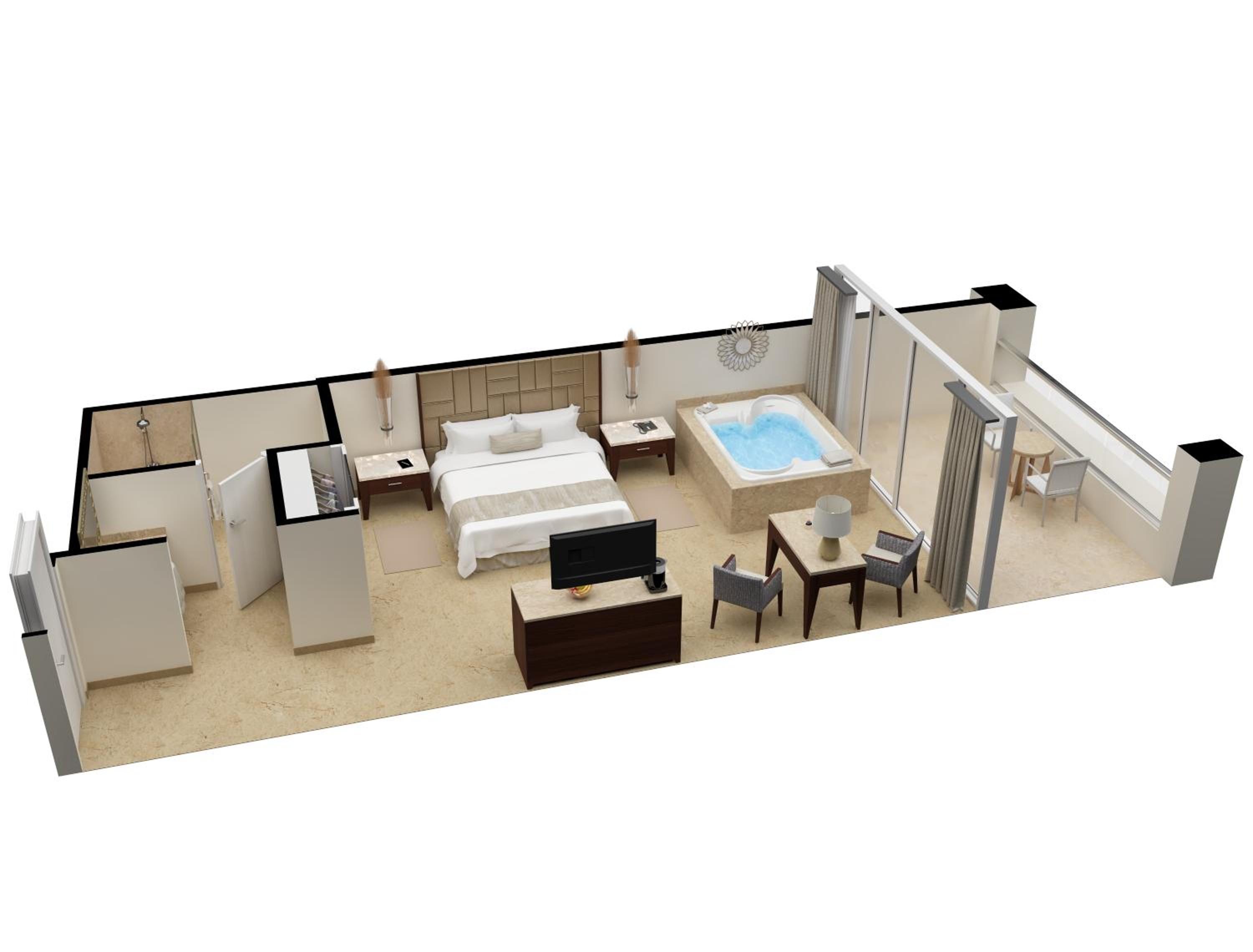 Superior Deluxe Honeymoon Suite Ocean View - King Size Bed