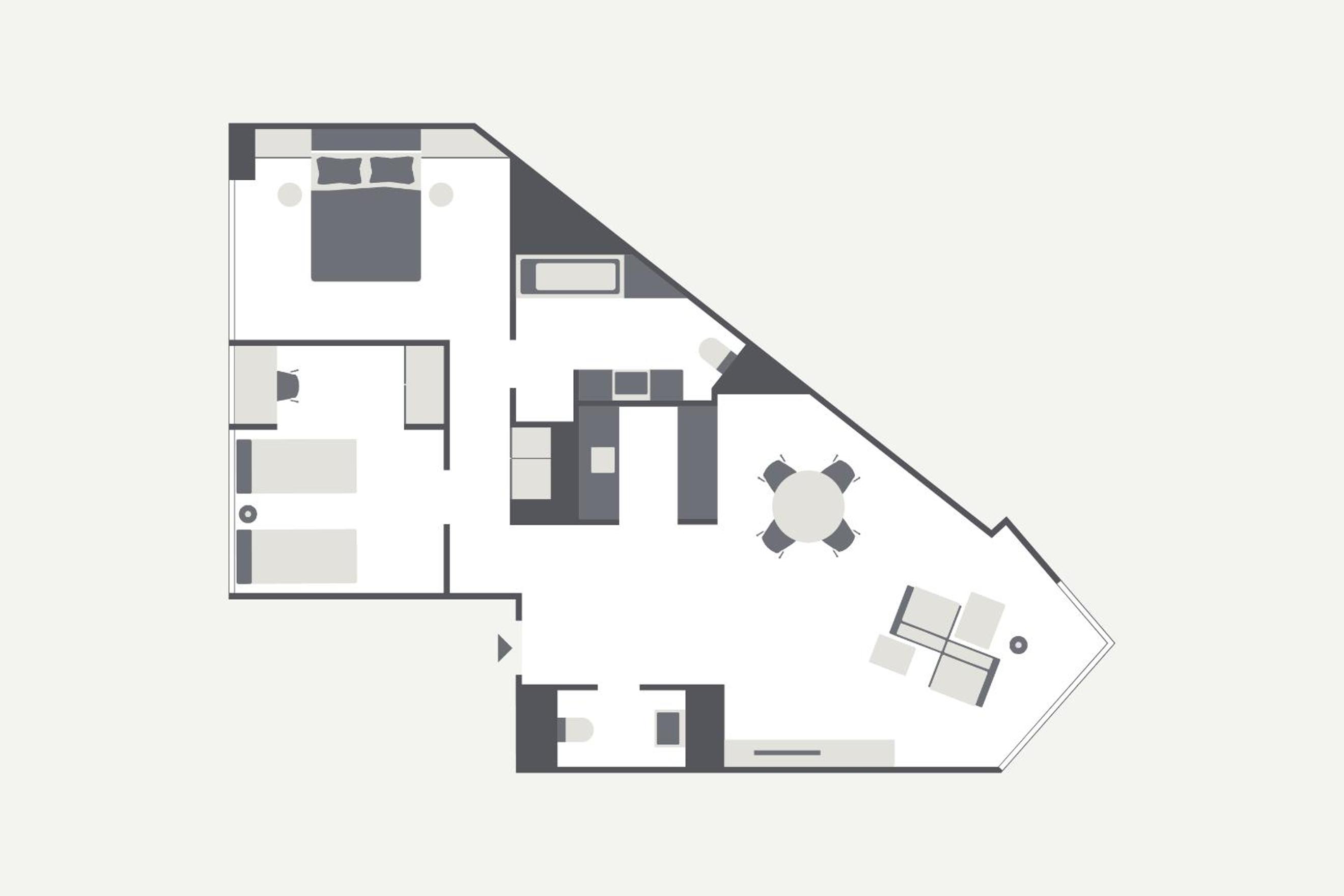 Executive Suite 2 Bedrooms
