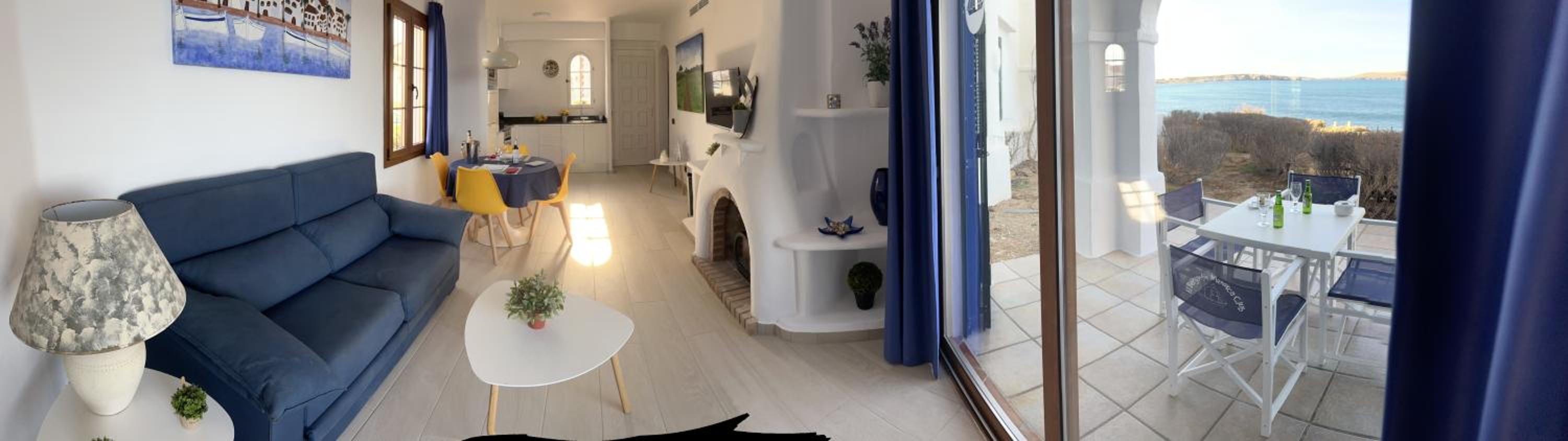 Apartamento de dos habitaciones con vista al mar