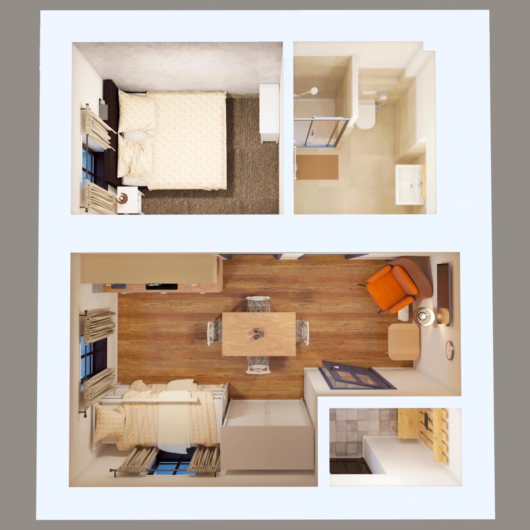 Studio Apartment - Photo 3