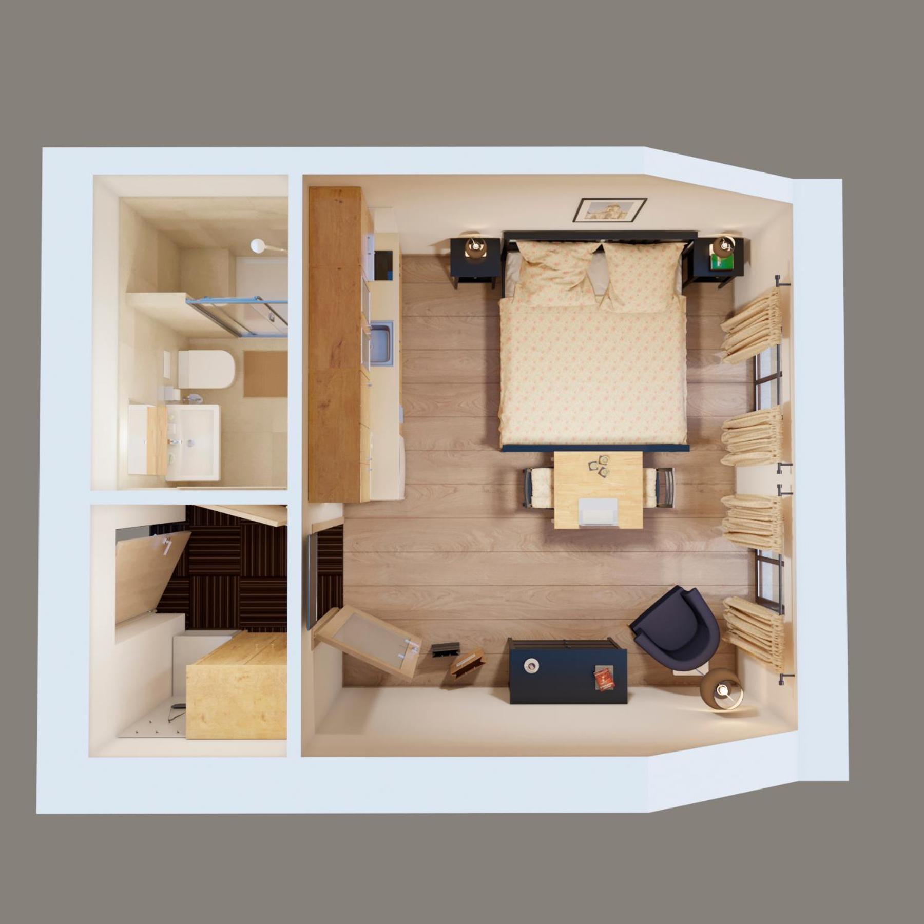 Studio Apartment - Photo 3