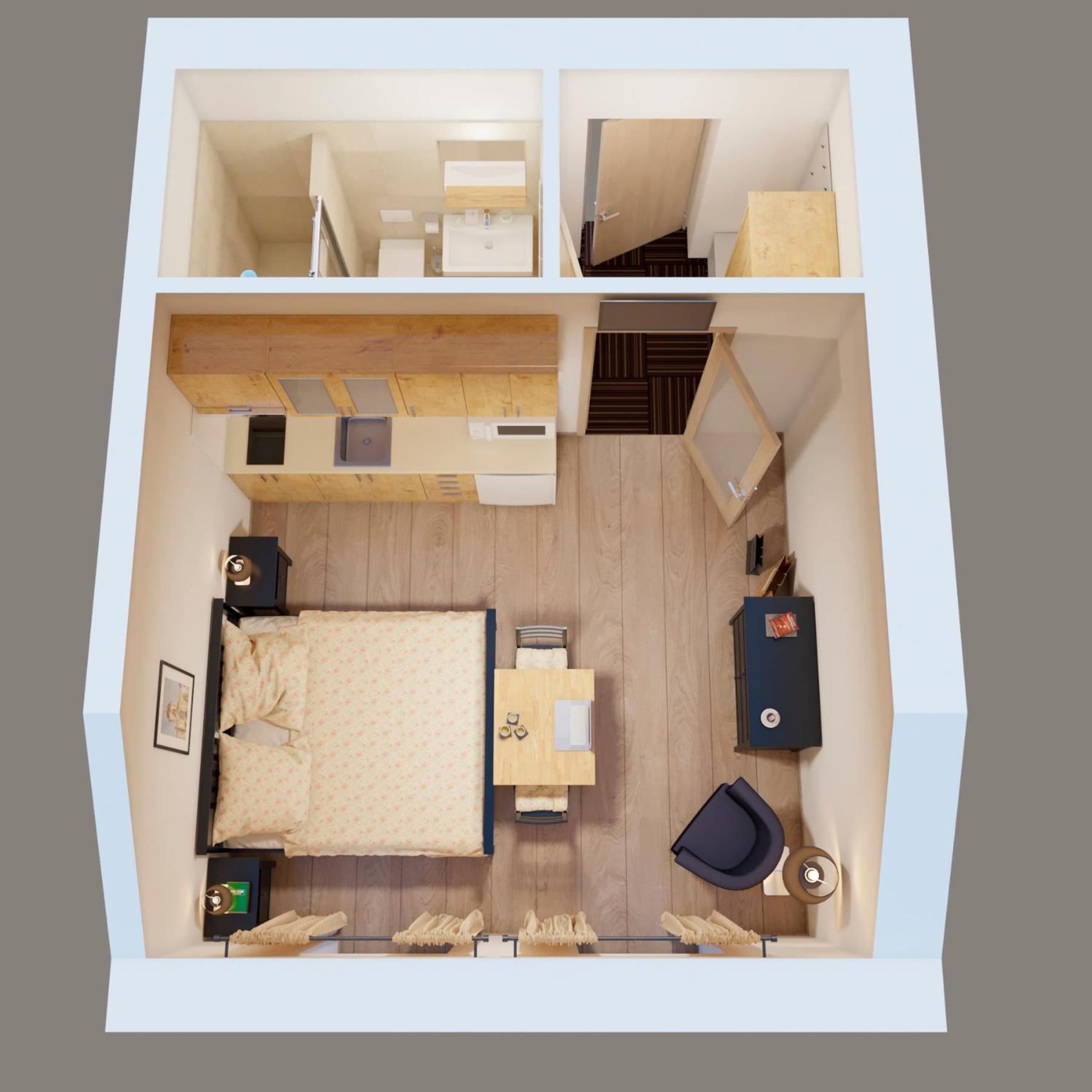 Studio Apartment photo 2