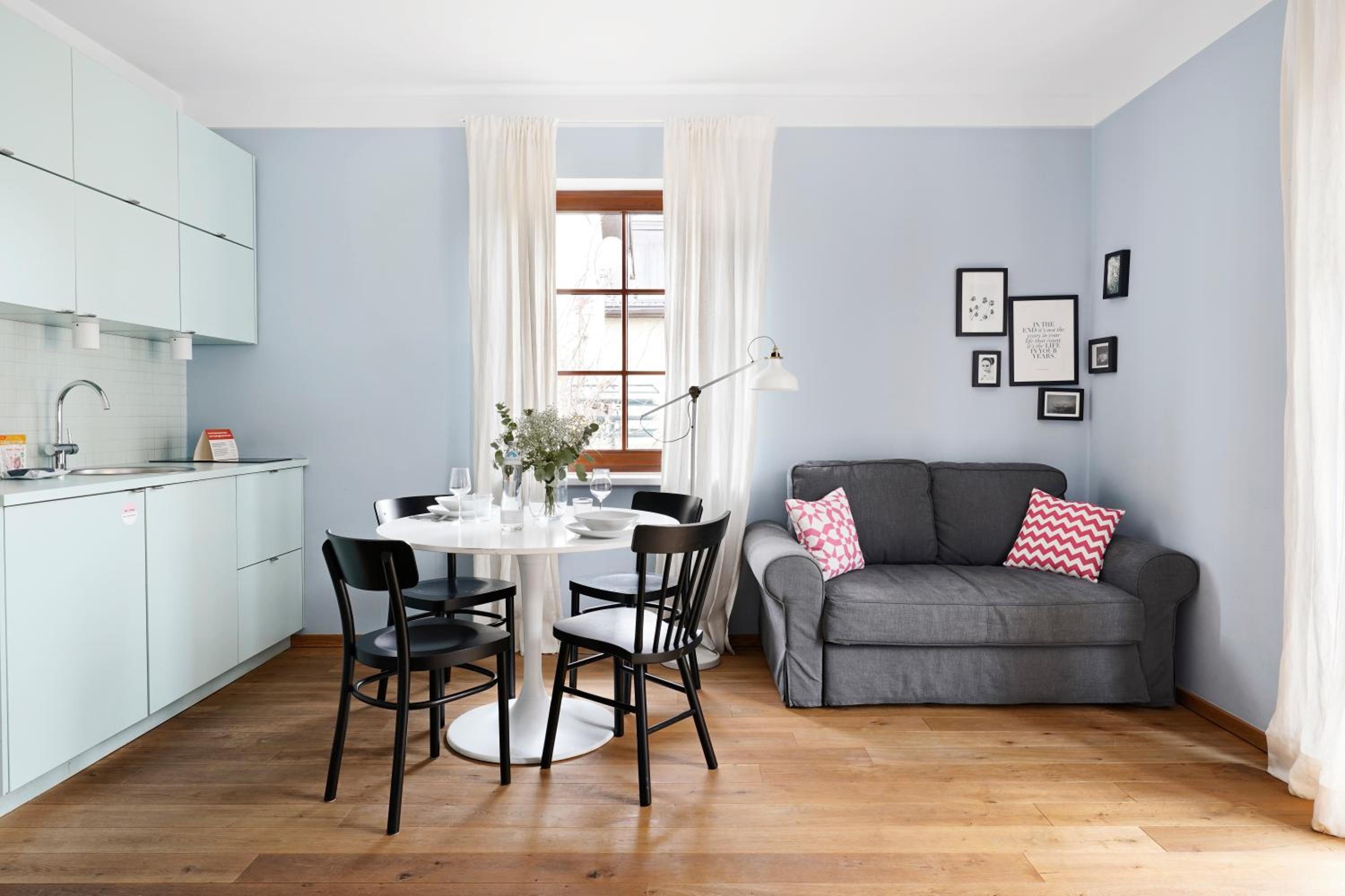 Large Studio with Kitchen, Terrace and Sofa Bed