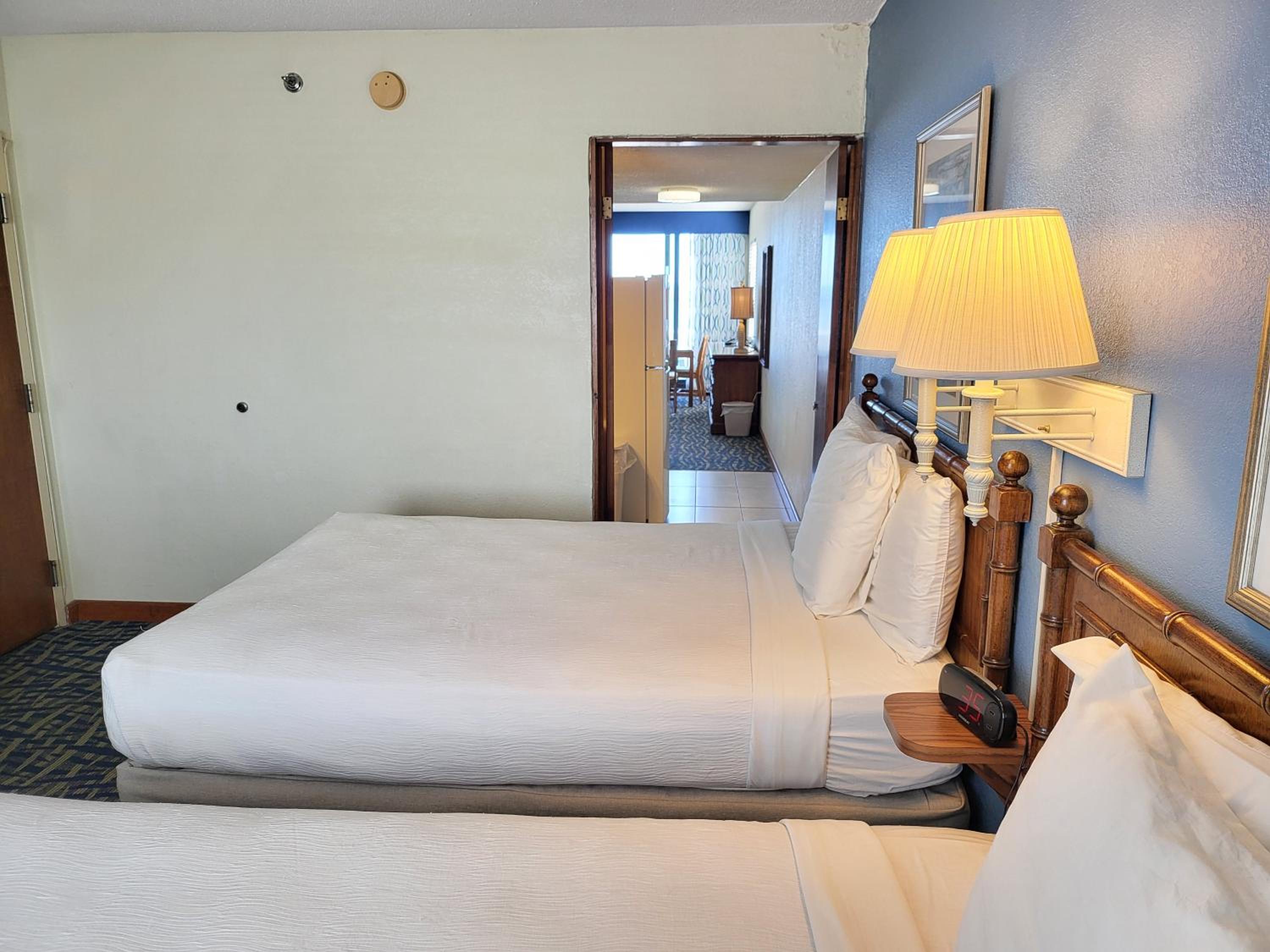 Family Room with Three Double Beds - Oceanfront - Private Balcony  - Photo 3