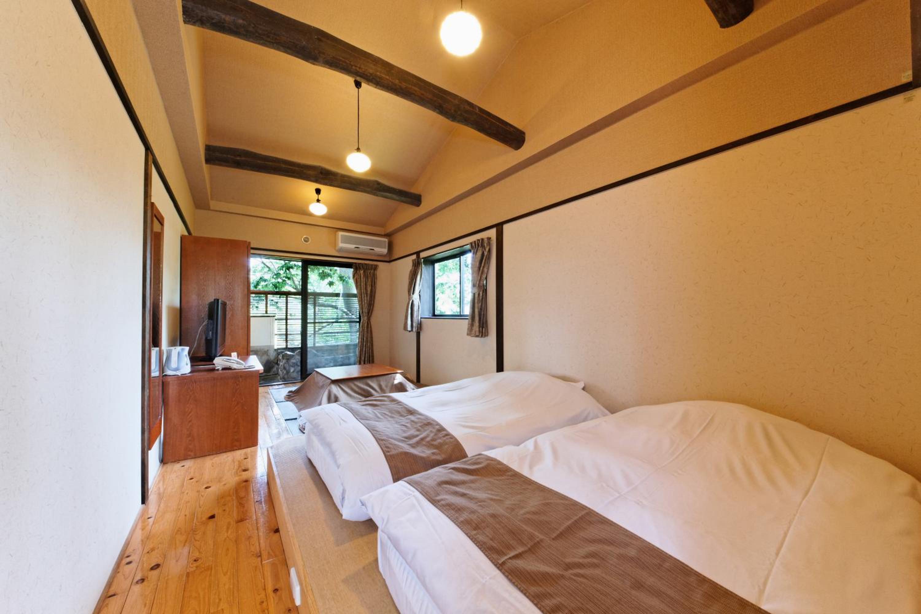 Japanese-Style Twin Room with Open-Air Bath  -  Main Building - Included free drink