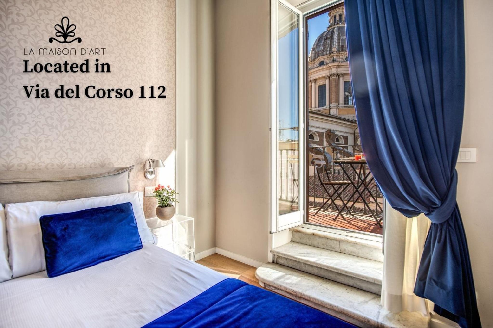 Double Room with Balcony - Annex building Via del Corso 112 photo 1