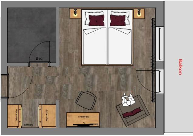 Double Room with Balcony - Photo 4