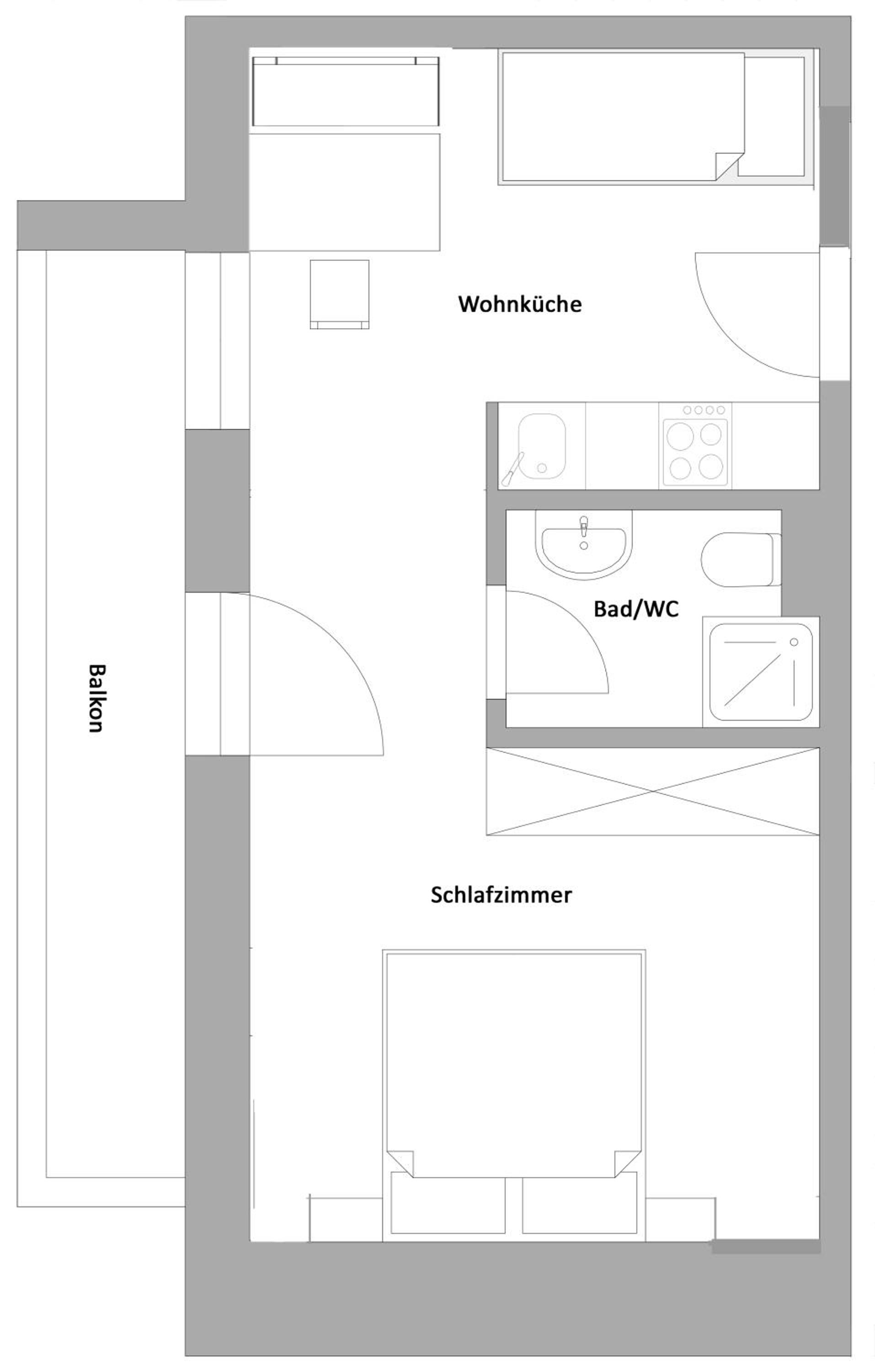 Studio Apartment photo 3