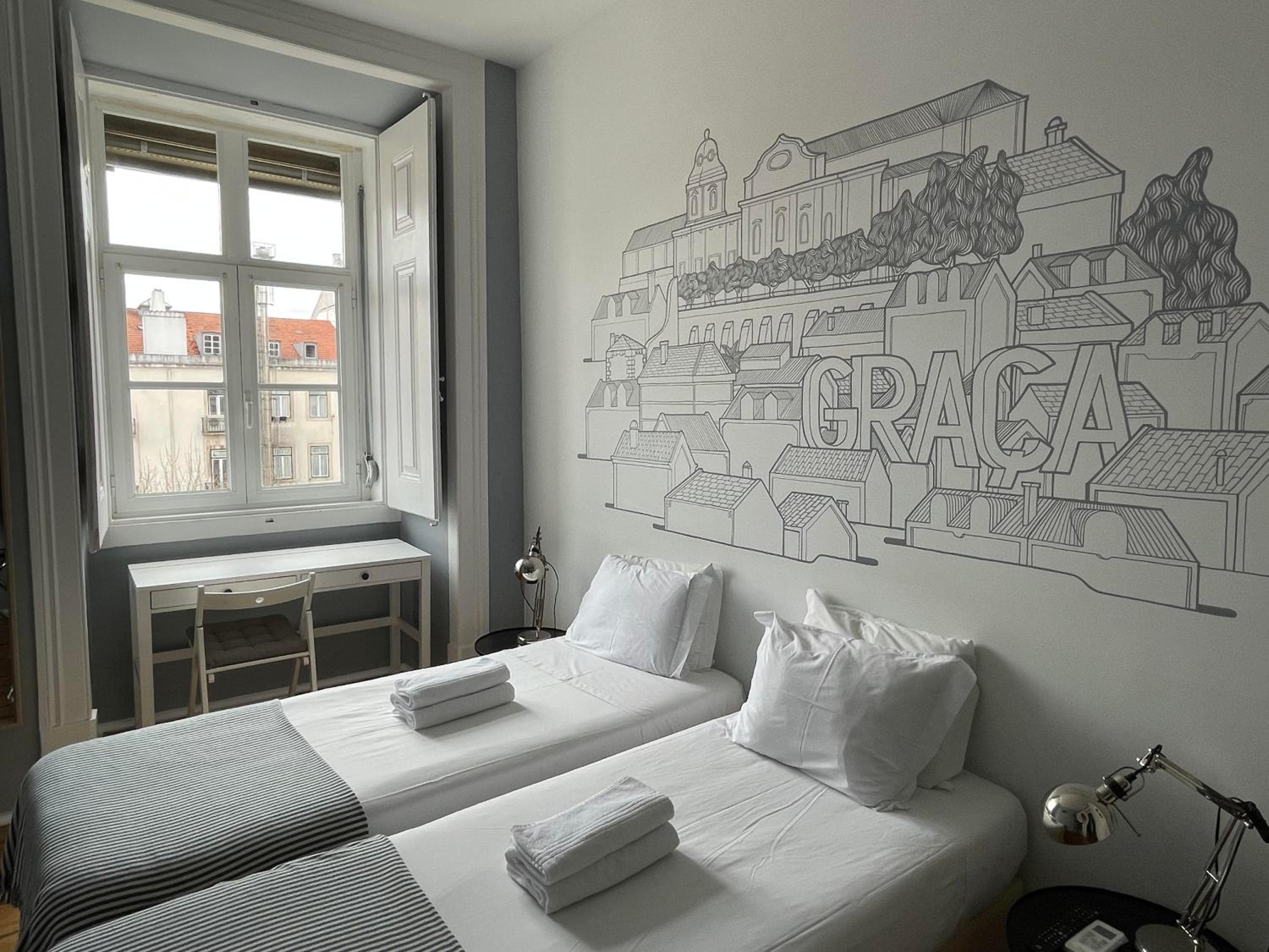 Double or Twin Room with Private External Bathroom photo 1