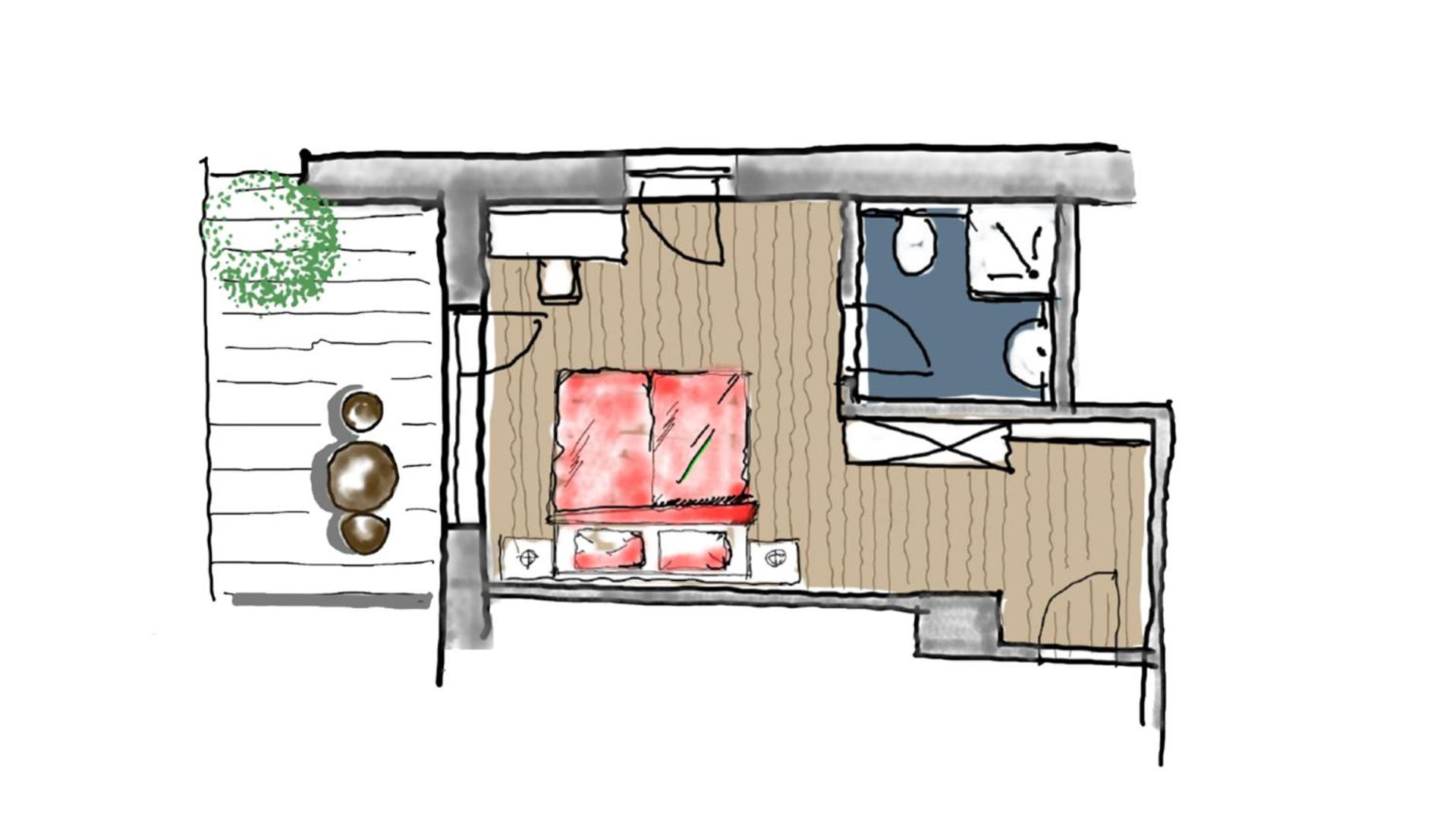 Double Room with Balcony - Photo 2