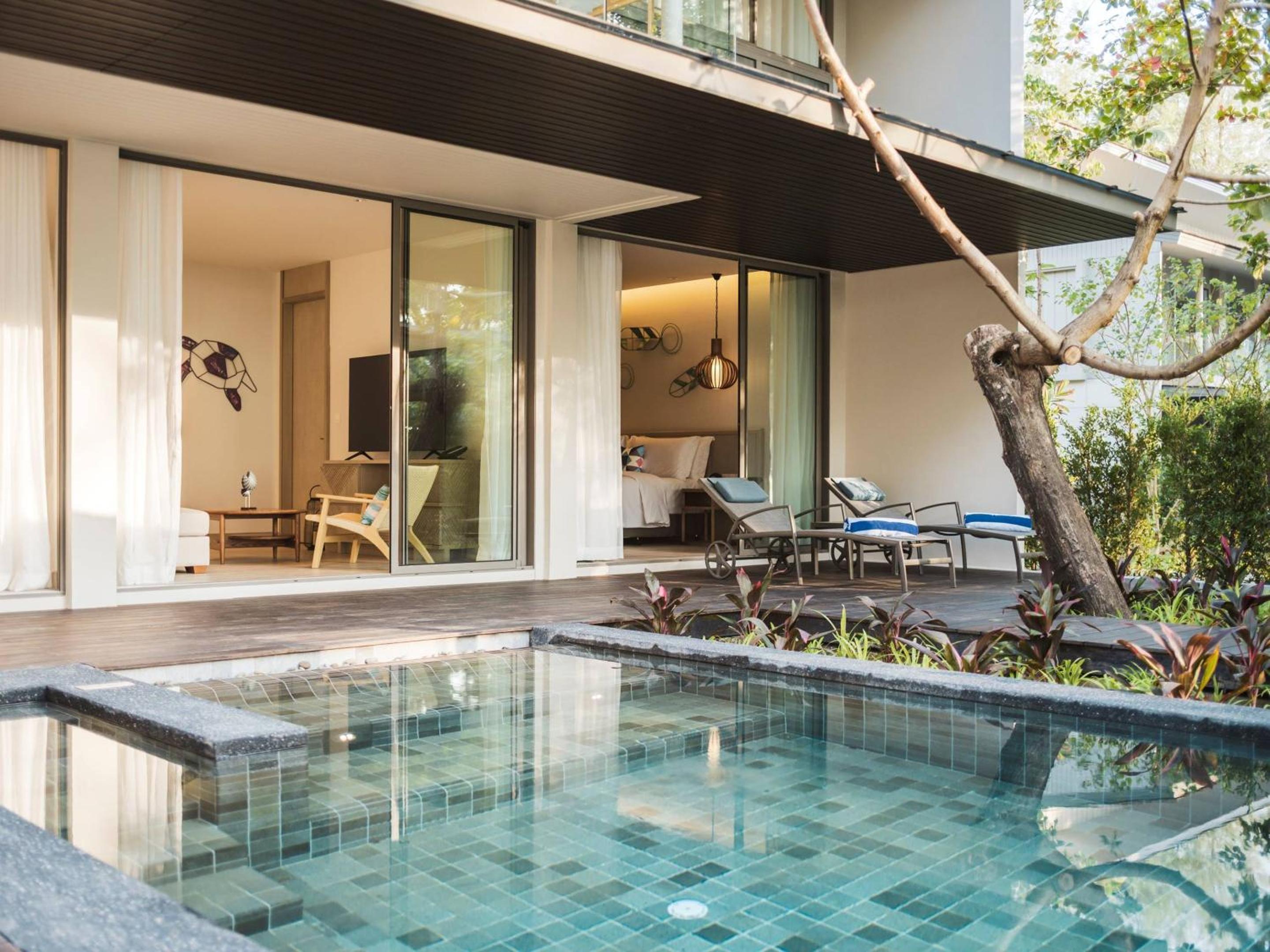 Suite 2 Chambres avec Accès Plage et Piscine