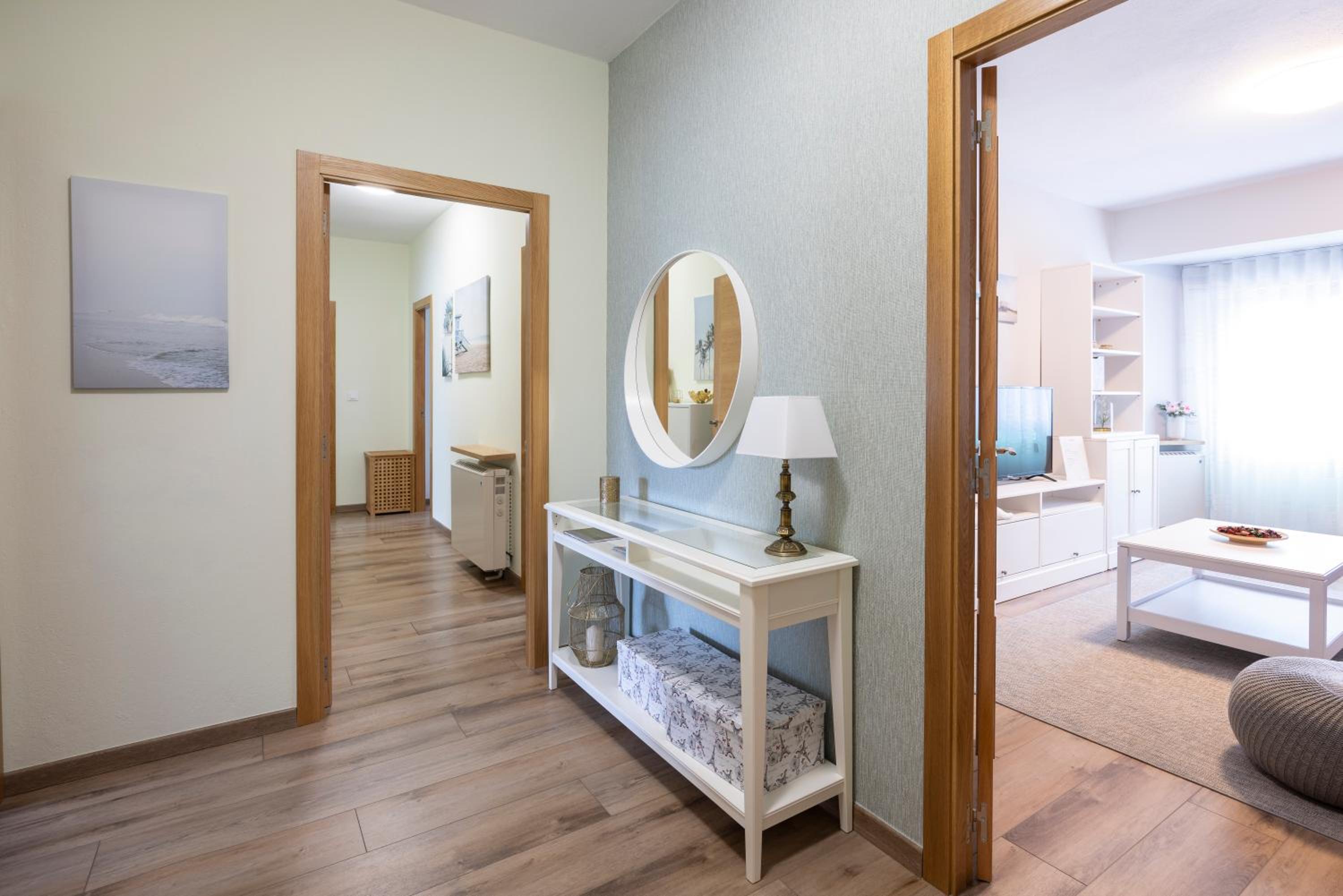 Apartamento con vista al jardín