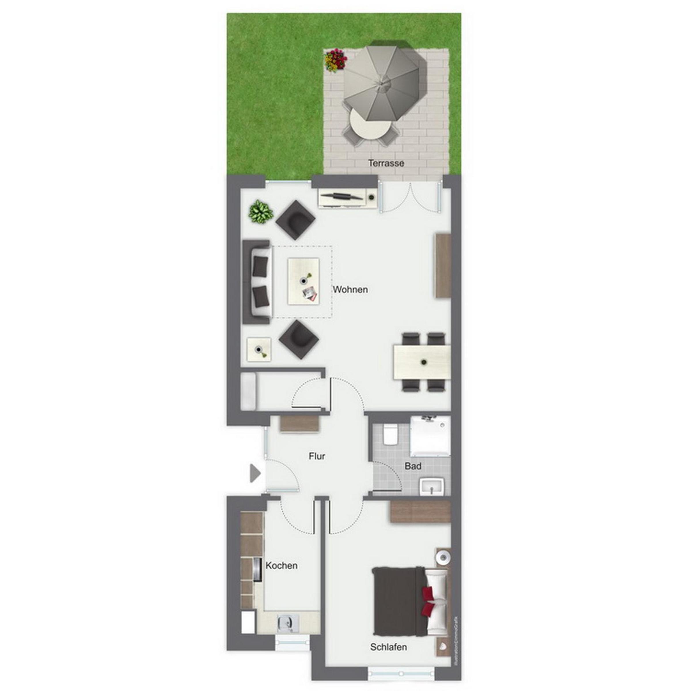 Apartment with Terrace photo 2