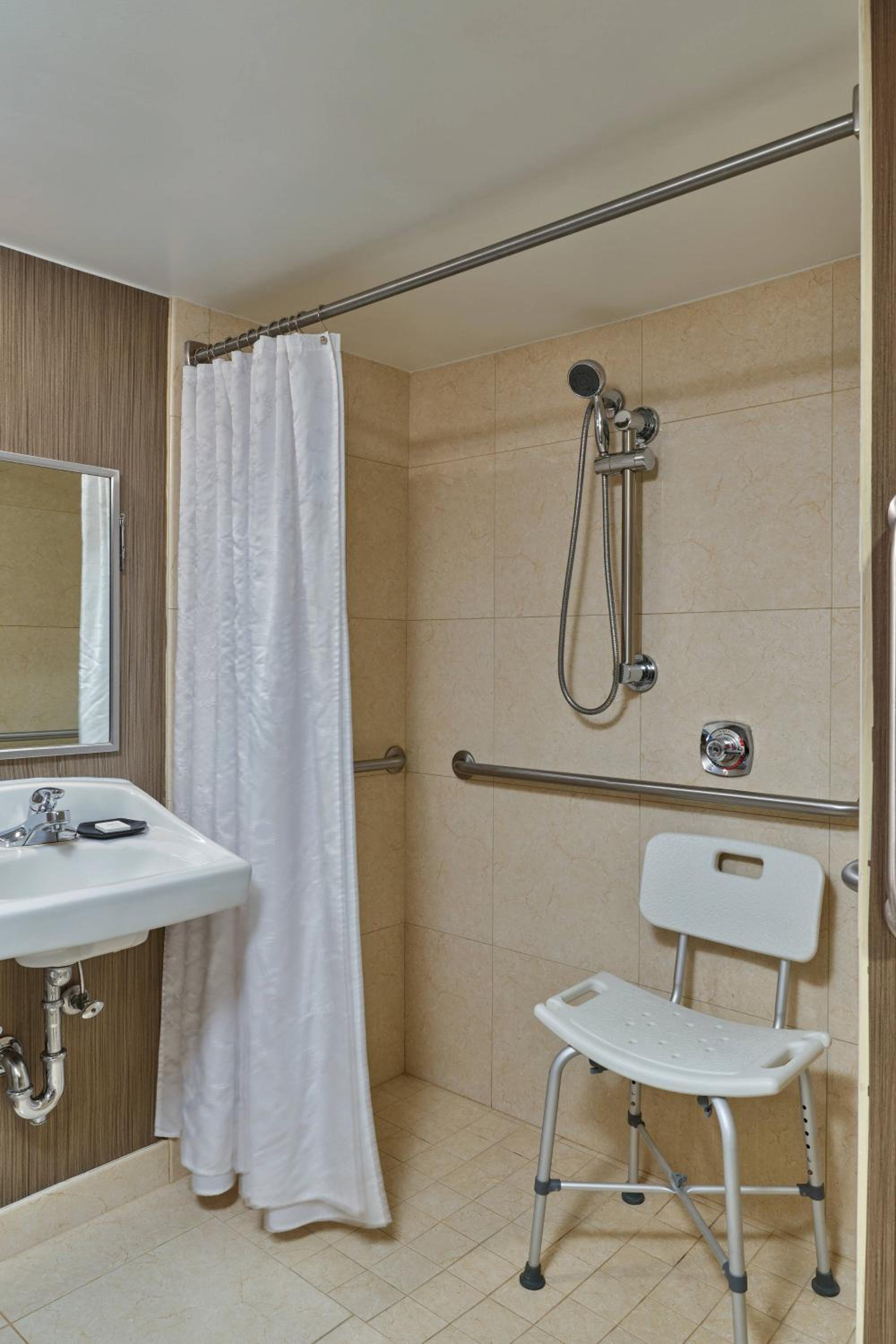 Queen Room with Mobility/Hearing Access and Roll-In Shower, Non-Smoking - Photo 4