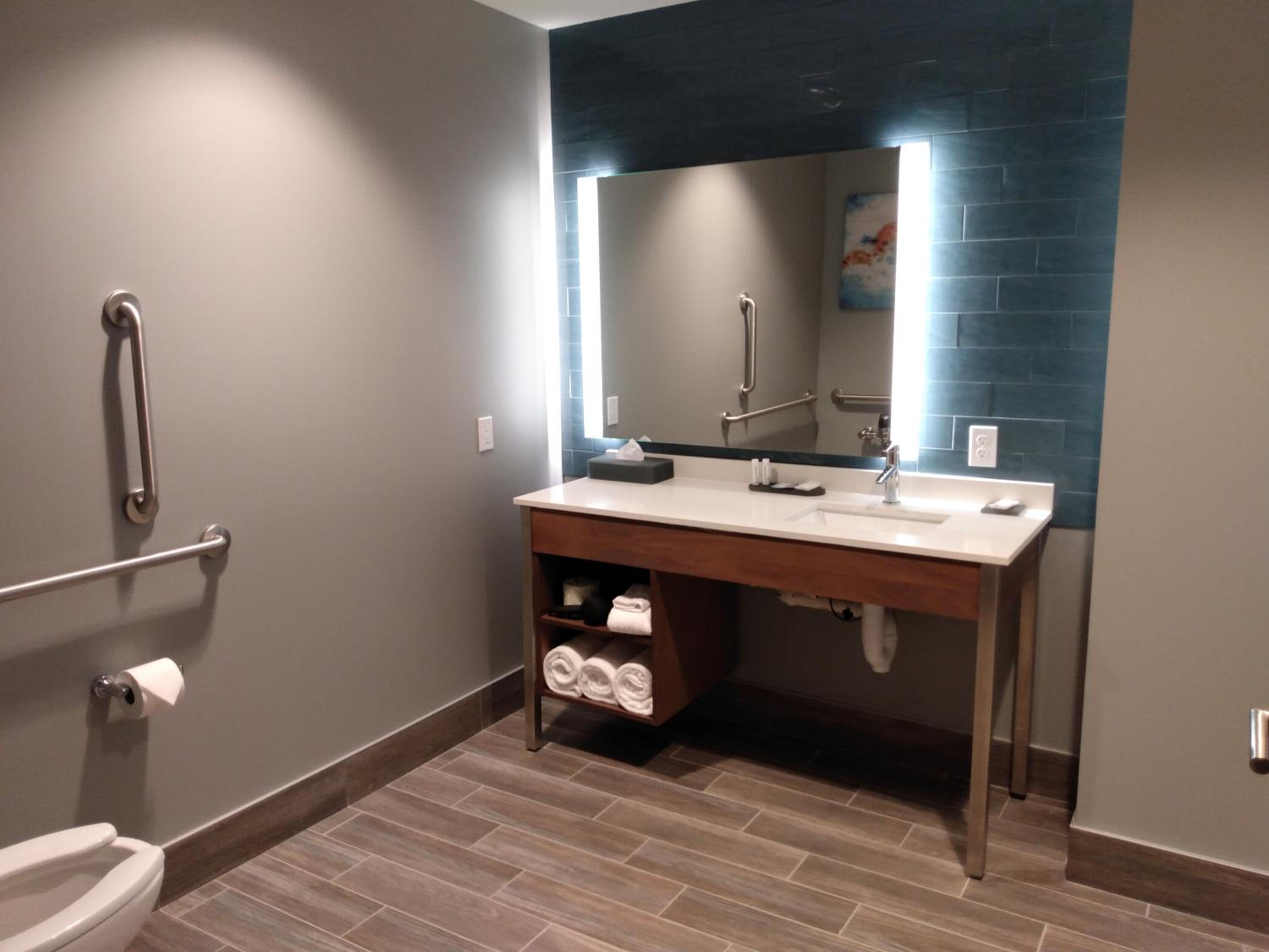 1 King Bed, Mobility Accessible Studio Suite, Roll-In Shower, Non-Smoking - Photo 2
