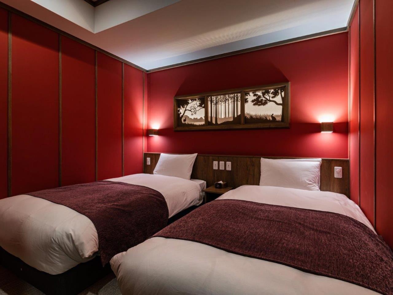 Deluxe Twin Room with Open-Air Bath - Photo 1