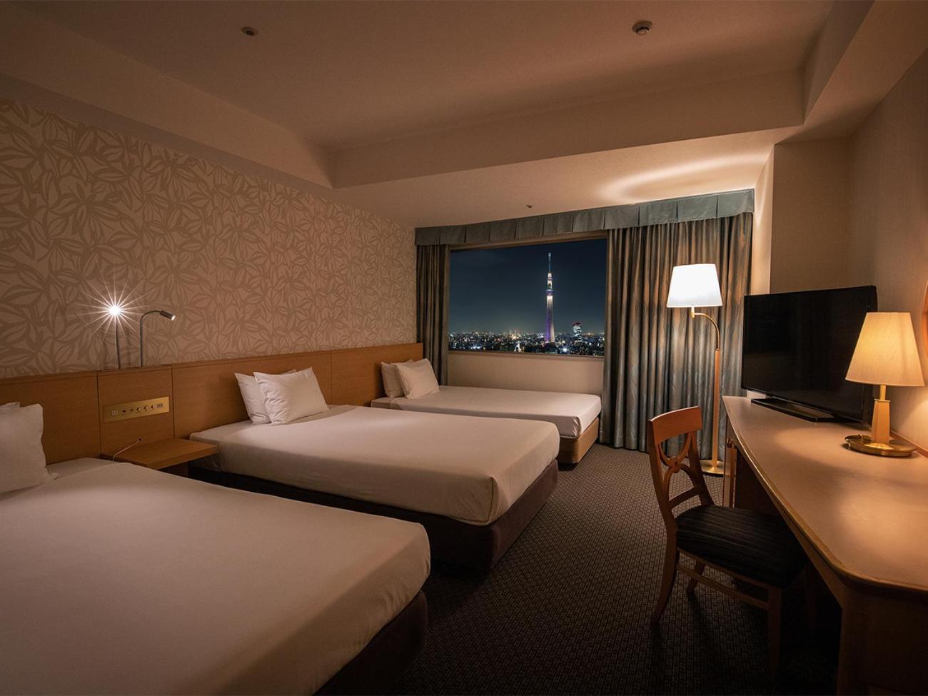 Triple Room with Tokyo Sky Tree View - Non-Smoking