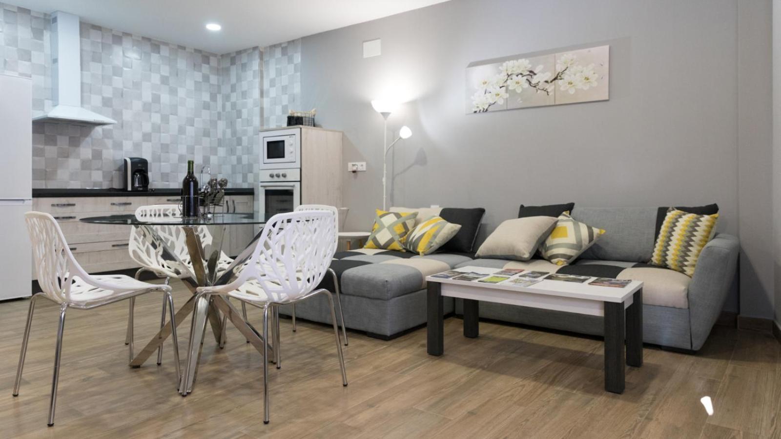 Apartamento de dos habitaciones
