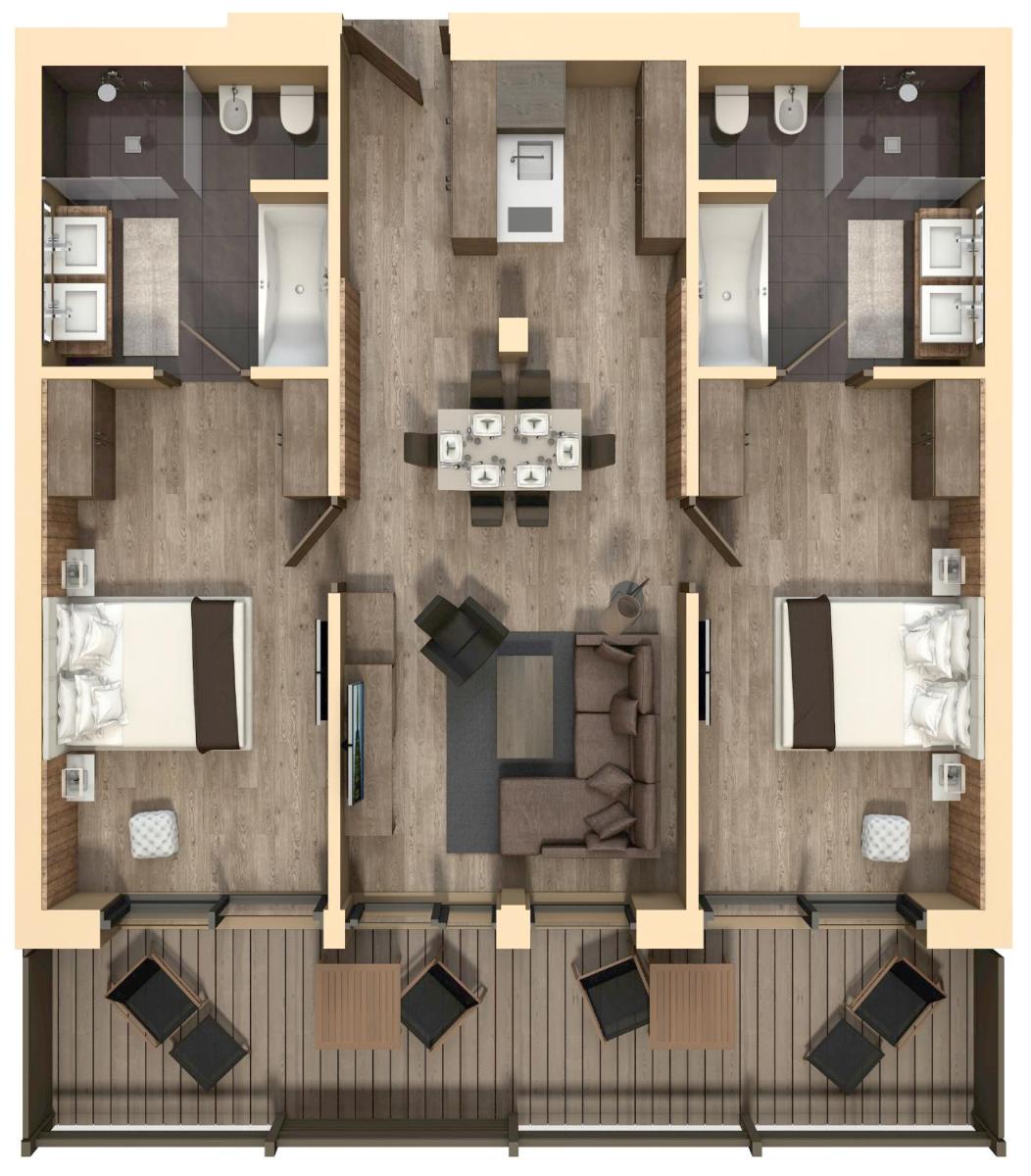Two-Bedroom Apartment photo 3